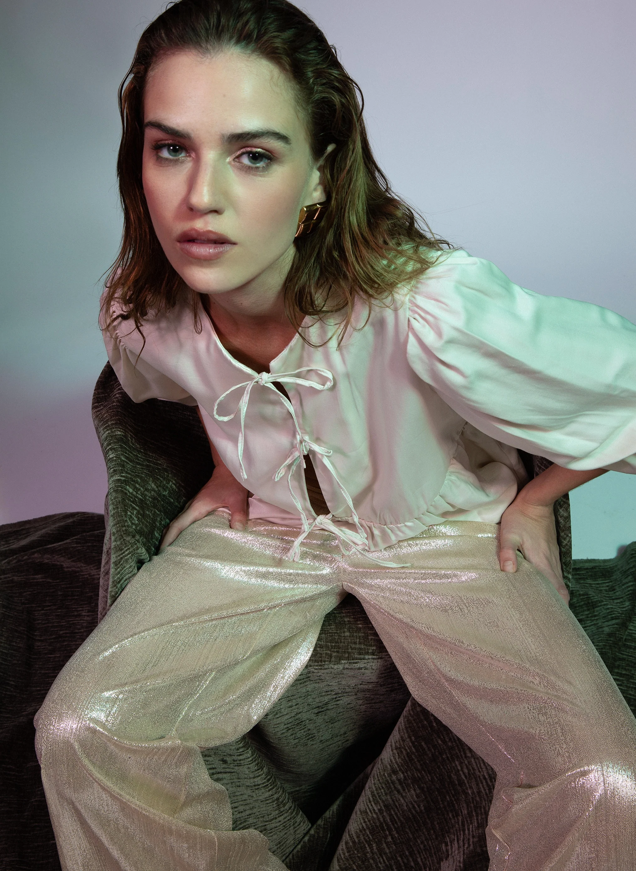 BLOUSE KAELYNA ecru - Image 7