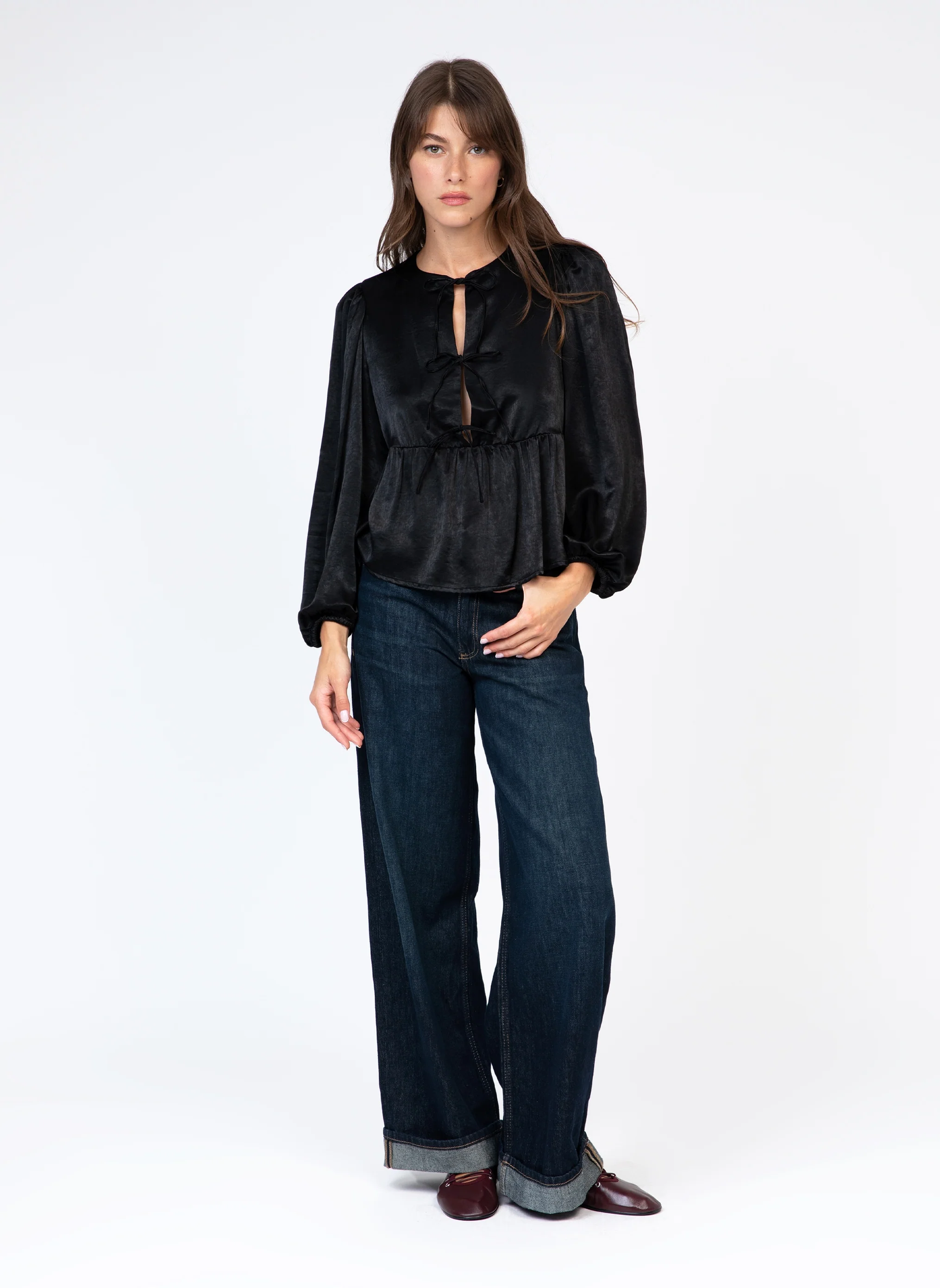 BLOUSE KAELYNA noir - Image 3