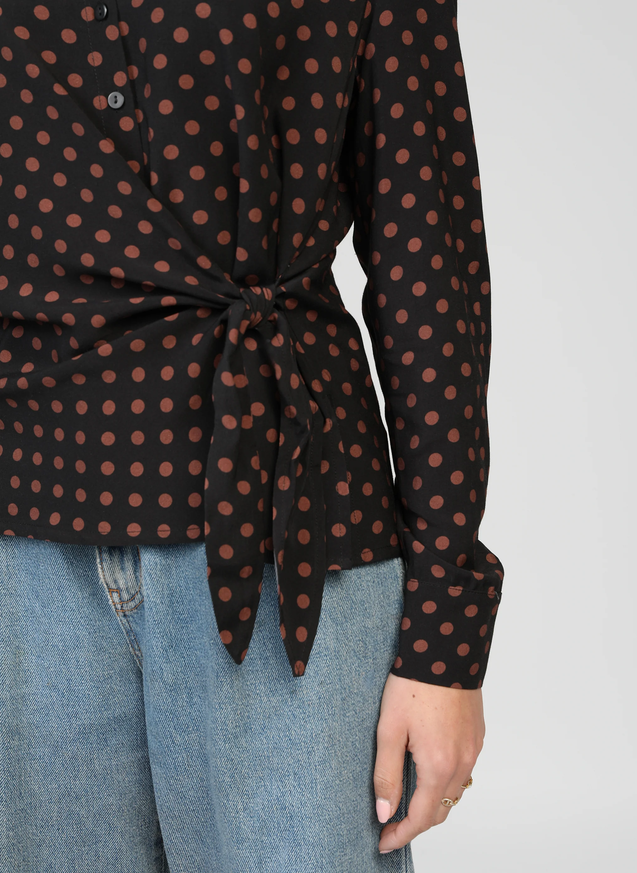 BLOUSE KAVIRA palinto marron - Image 4
