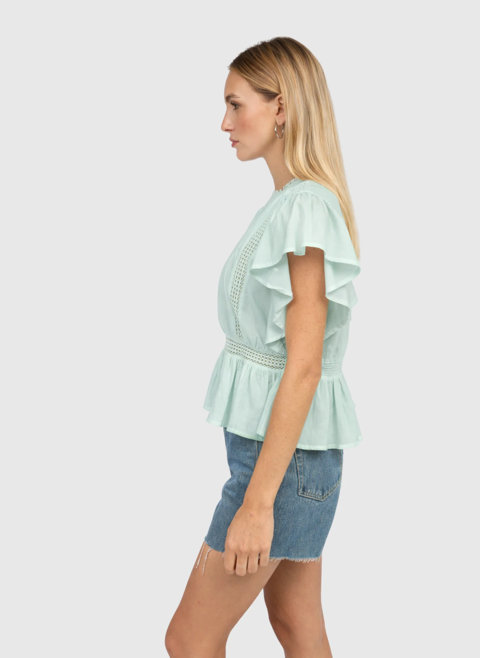 BLOUSE SALEKINA celadon - Image 3
