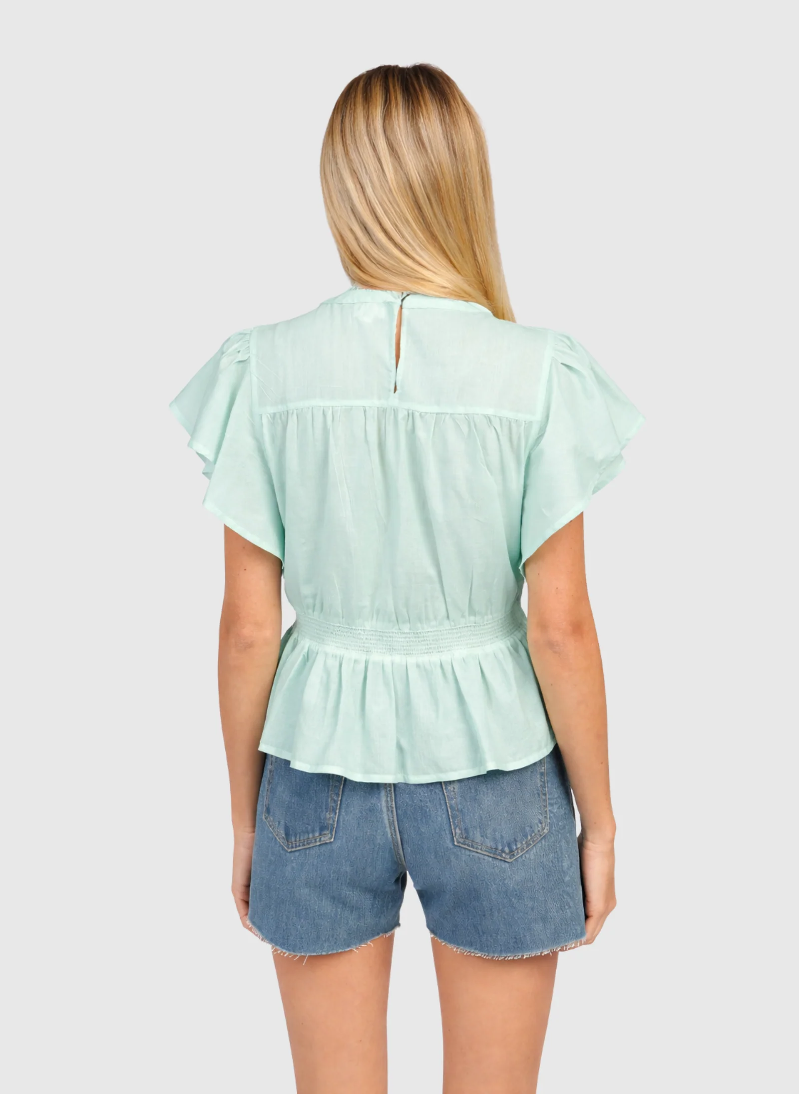 BLOUSE SALEKINA celadon - Image 4