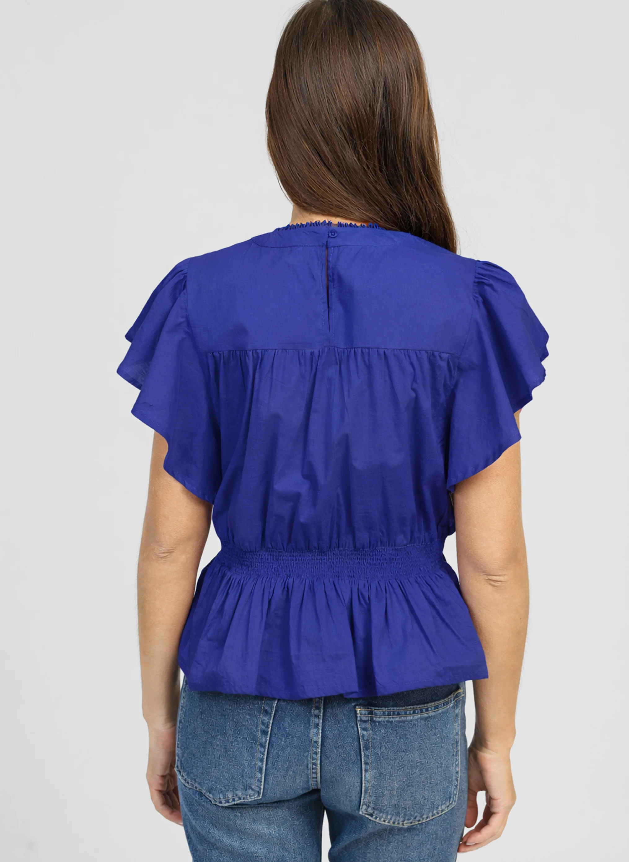 BLOUSE SALEKINA indigo - Image 4