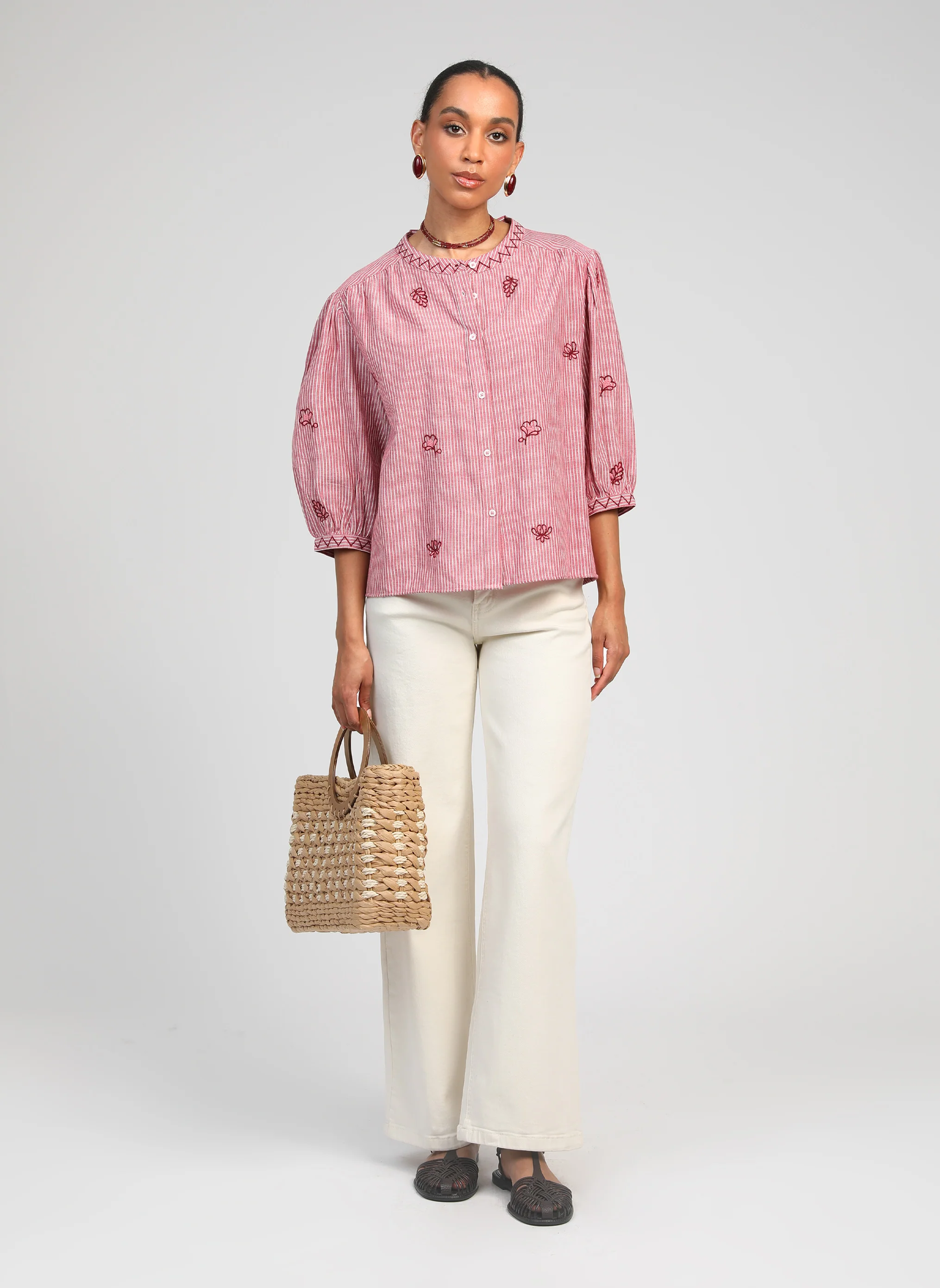 BLOUSE SAYONNE rayée - Image 3