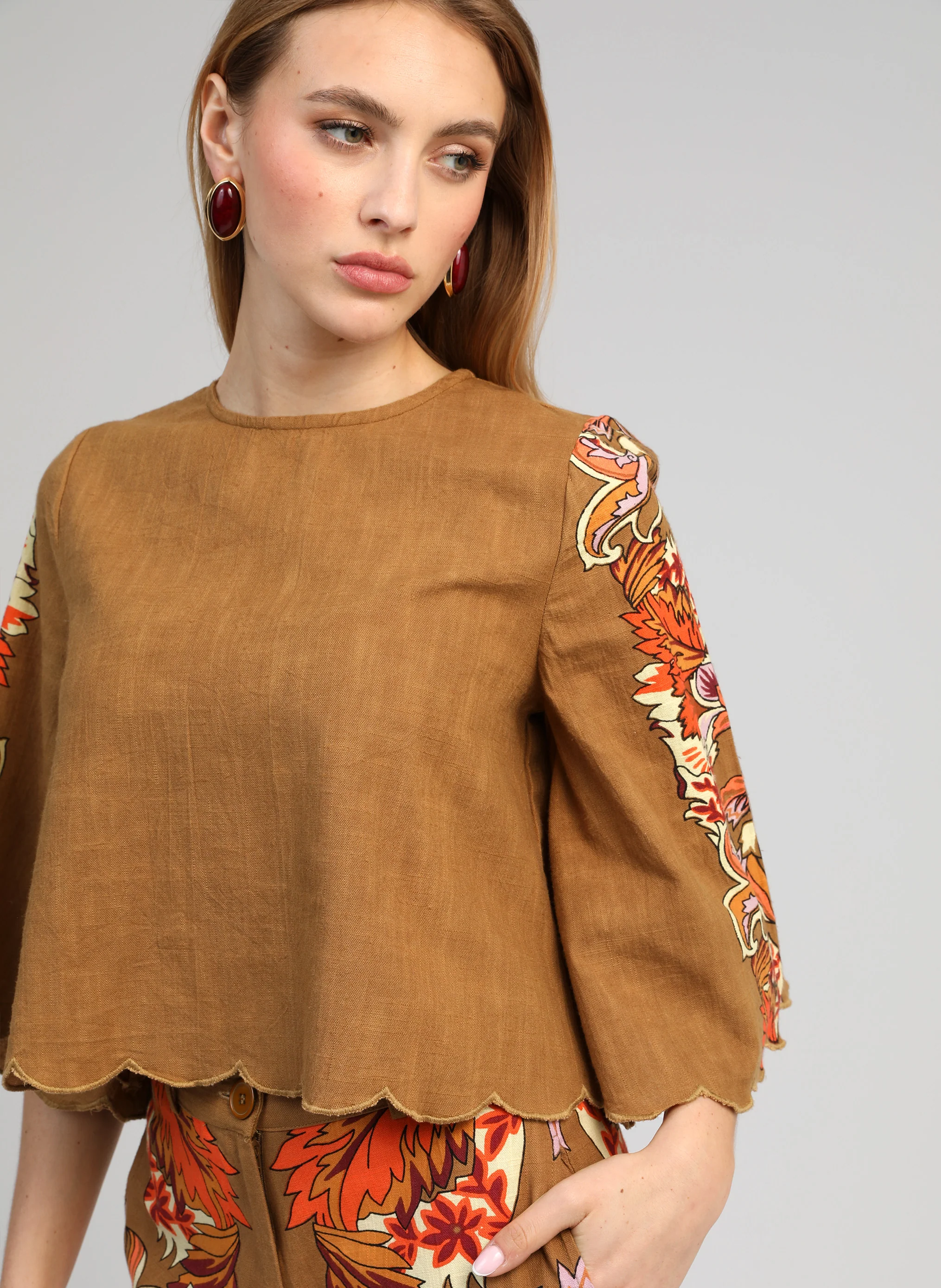 BLOUSE SEBY pachama olive - Image 3