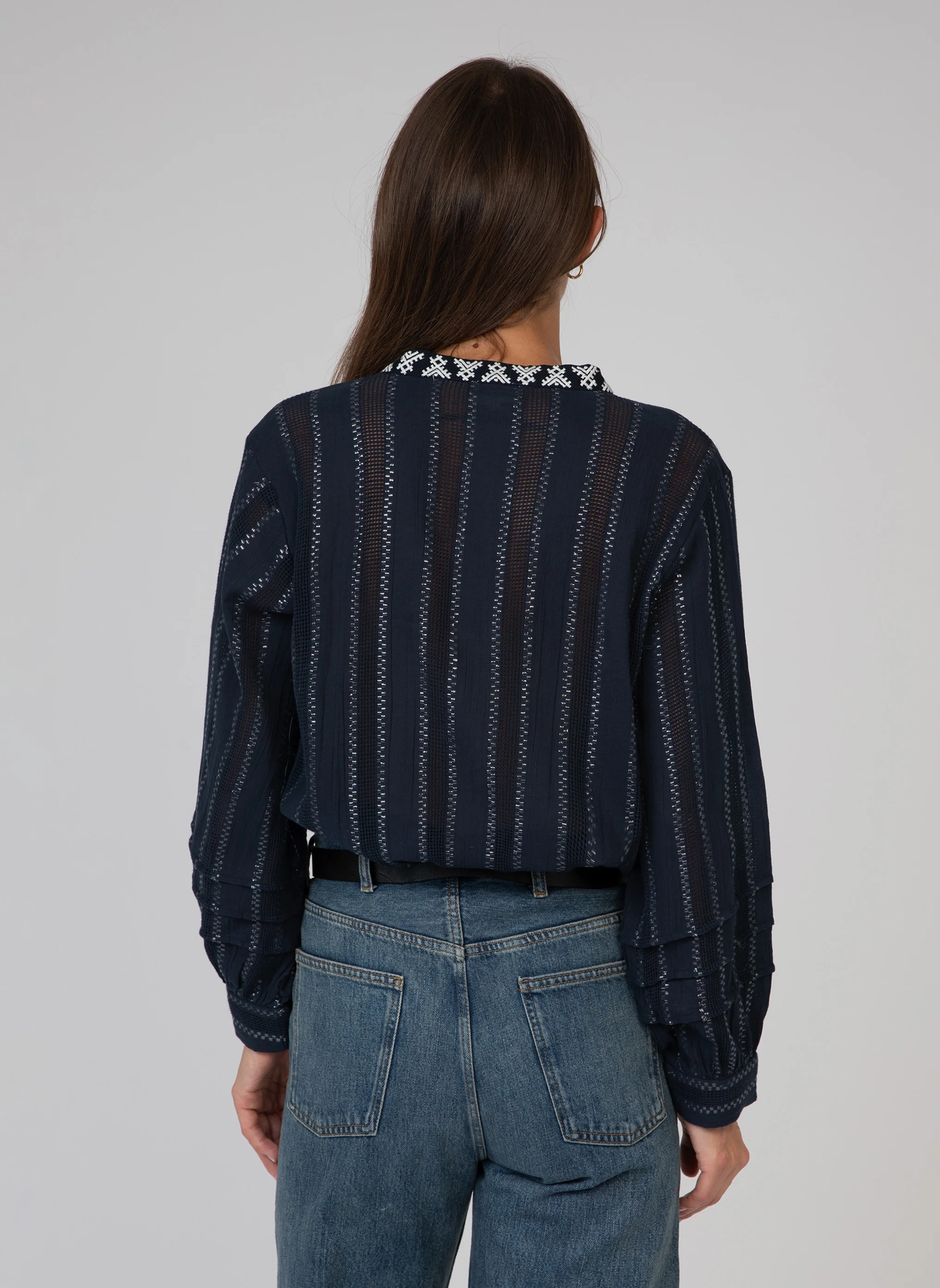 BLOUSE SEVERY marine - Image 5