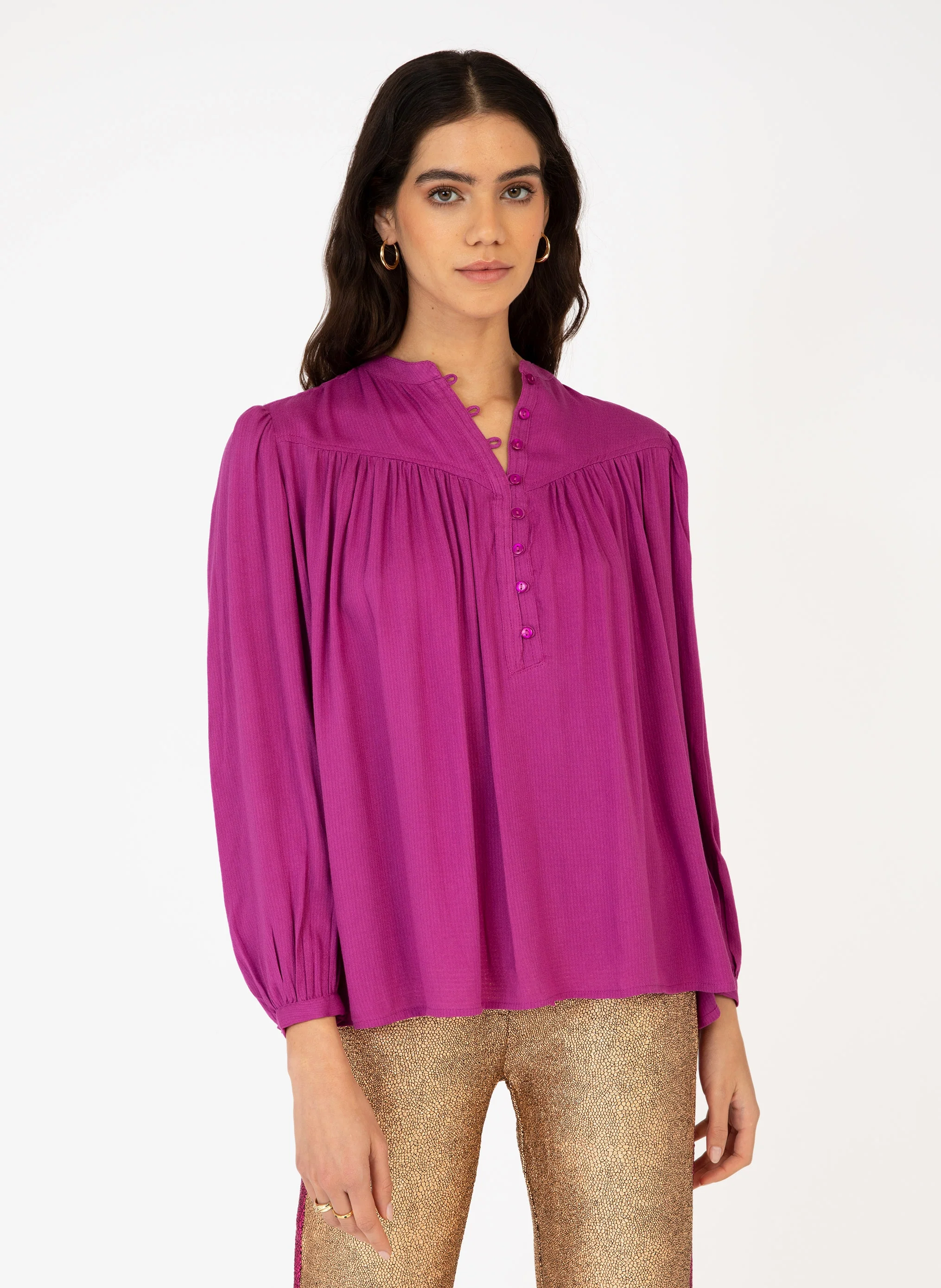 BLOUSE SOULY orchidee