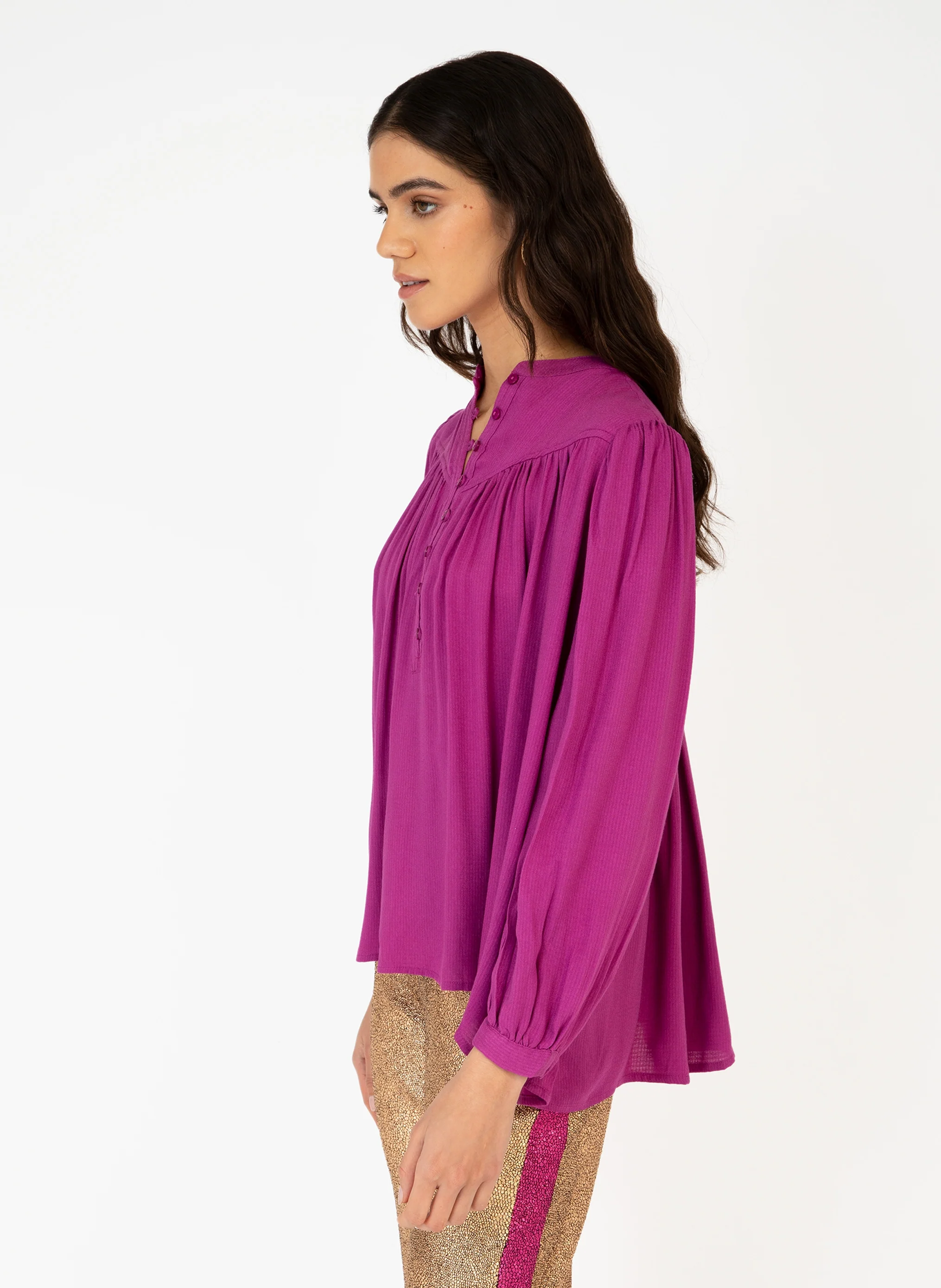 BLOUSE SOULY orchidee - Image 2