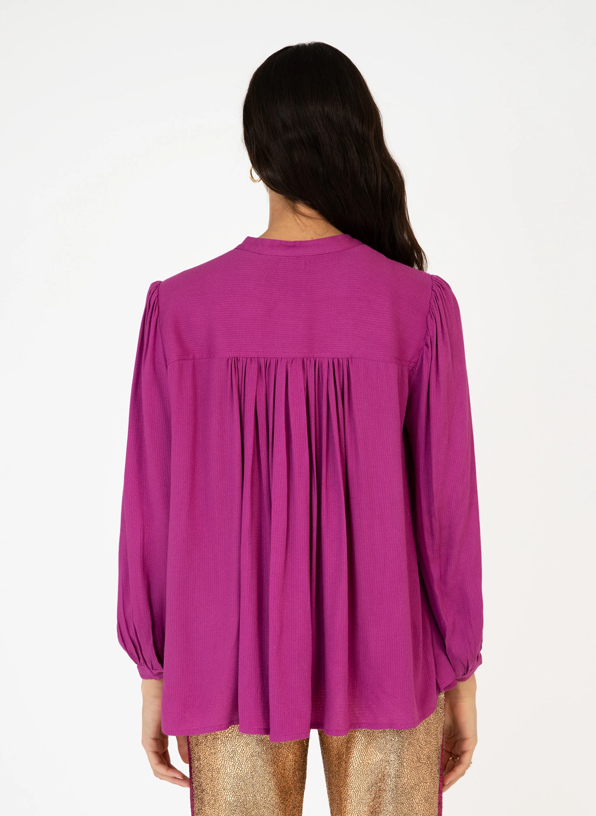 BLOUSE SOULY orchidee - Image 3