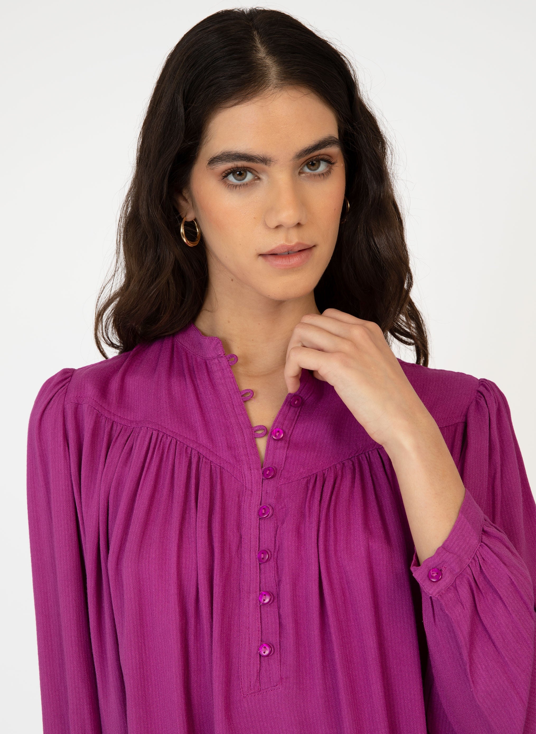 BLOUSE SOULY orchidee - Image 4