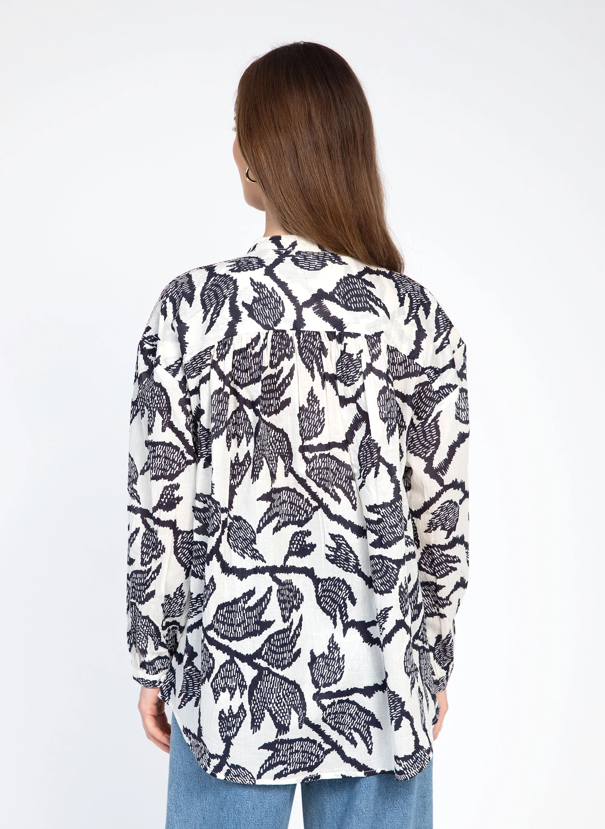 BLOUSE SOURIATY nabilo marine - Image 4