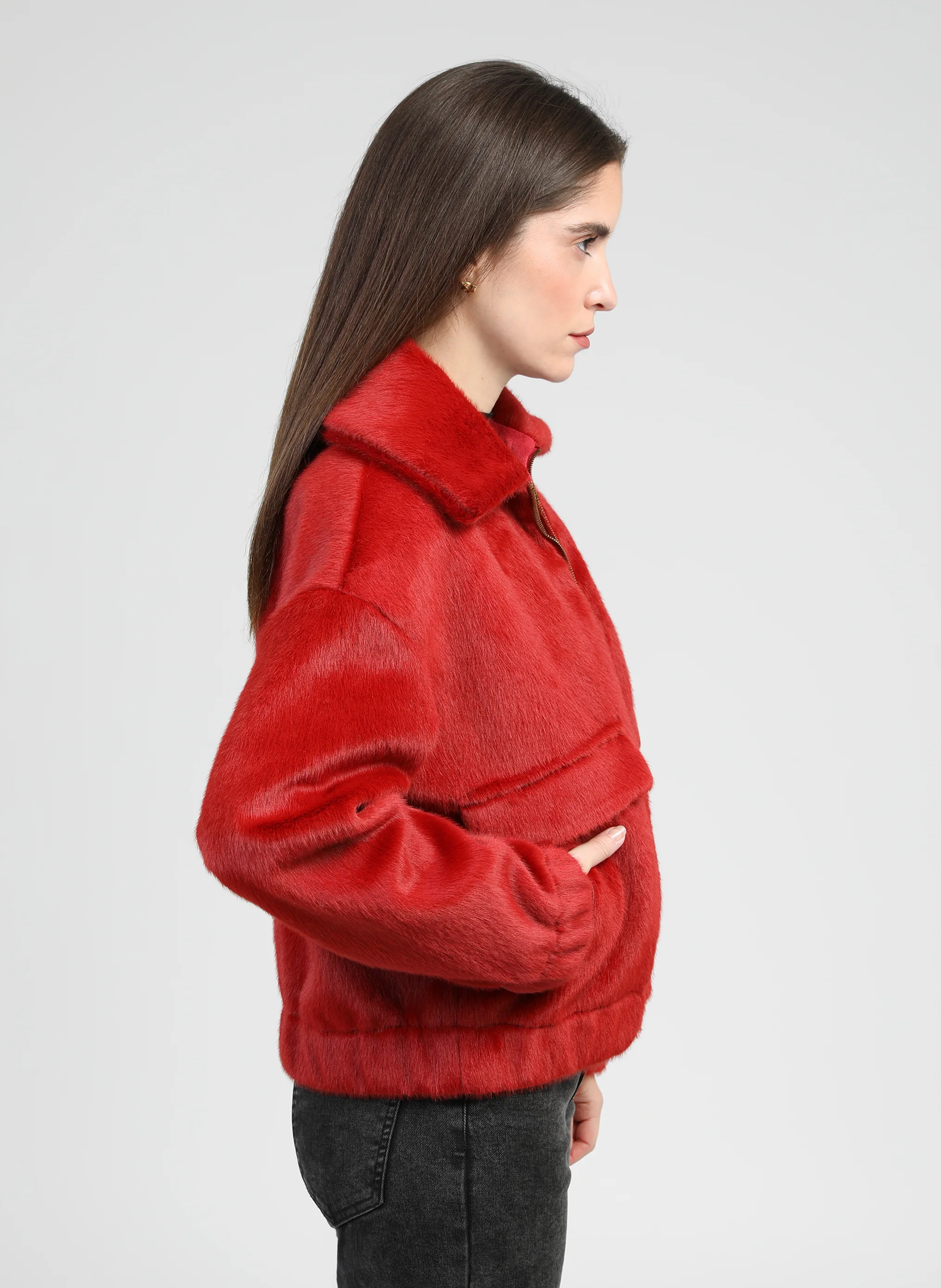 BLOUSON CANDYCE rouge - Image 4