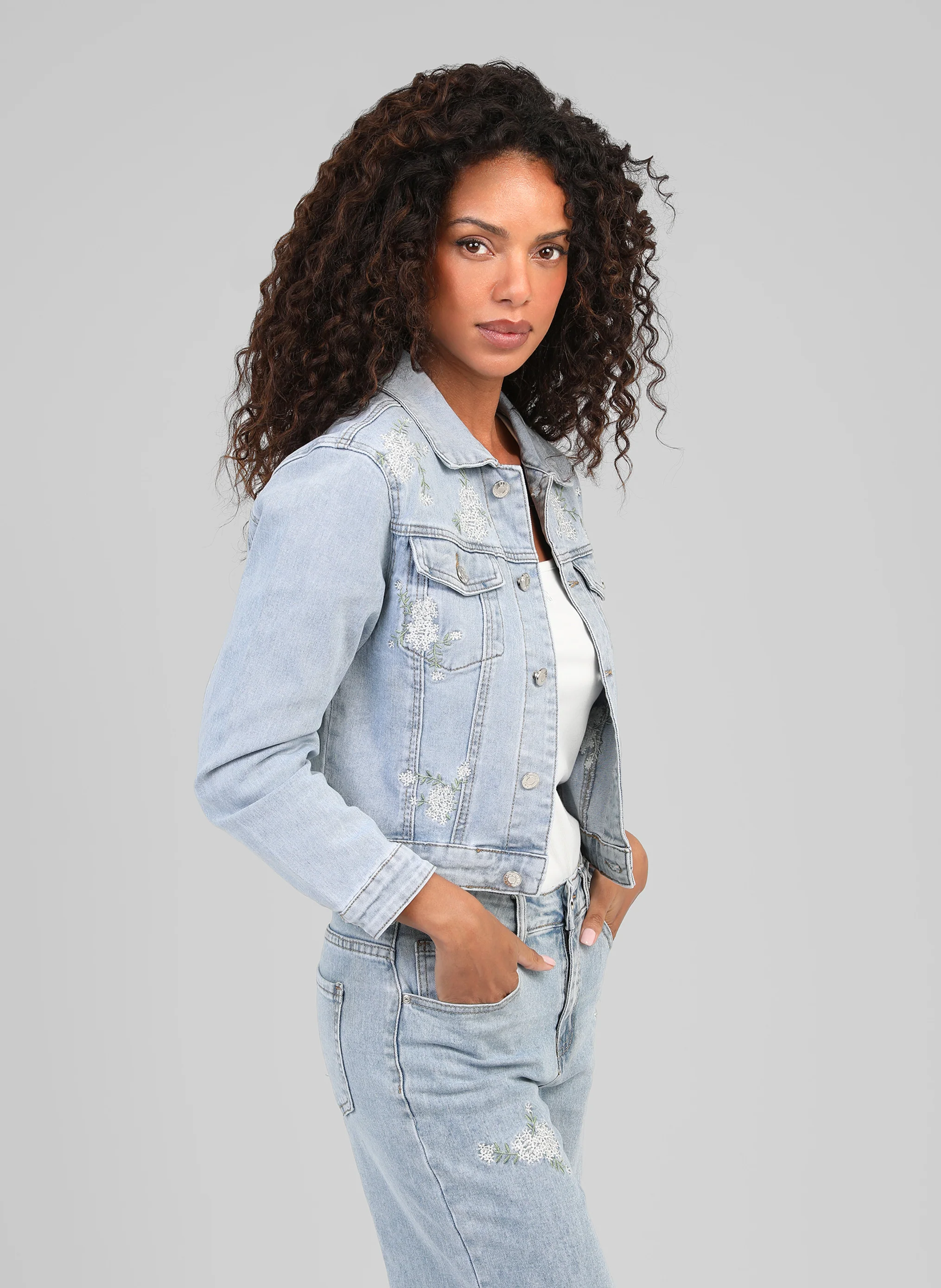 BLOUSON PIFFEUILLE bleu - Image 4