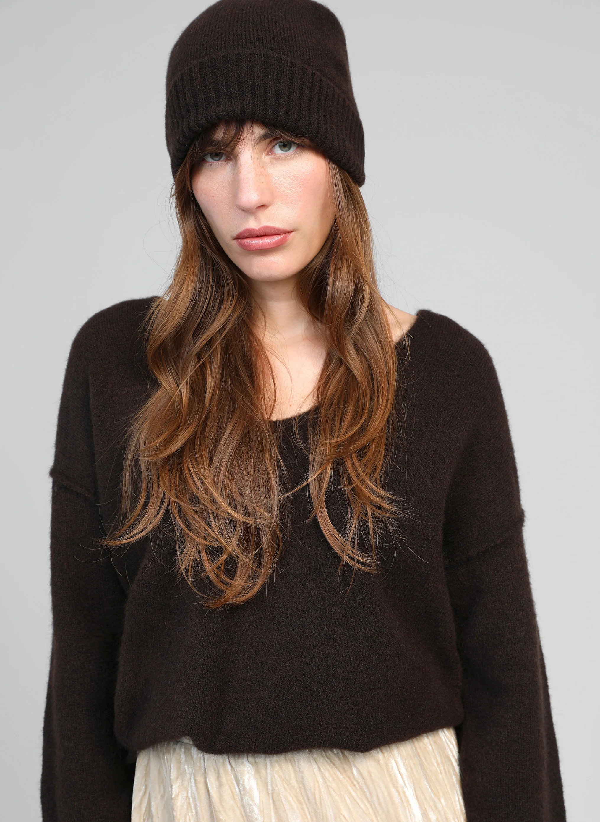 BONNET FANNY chocolat