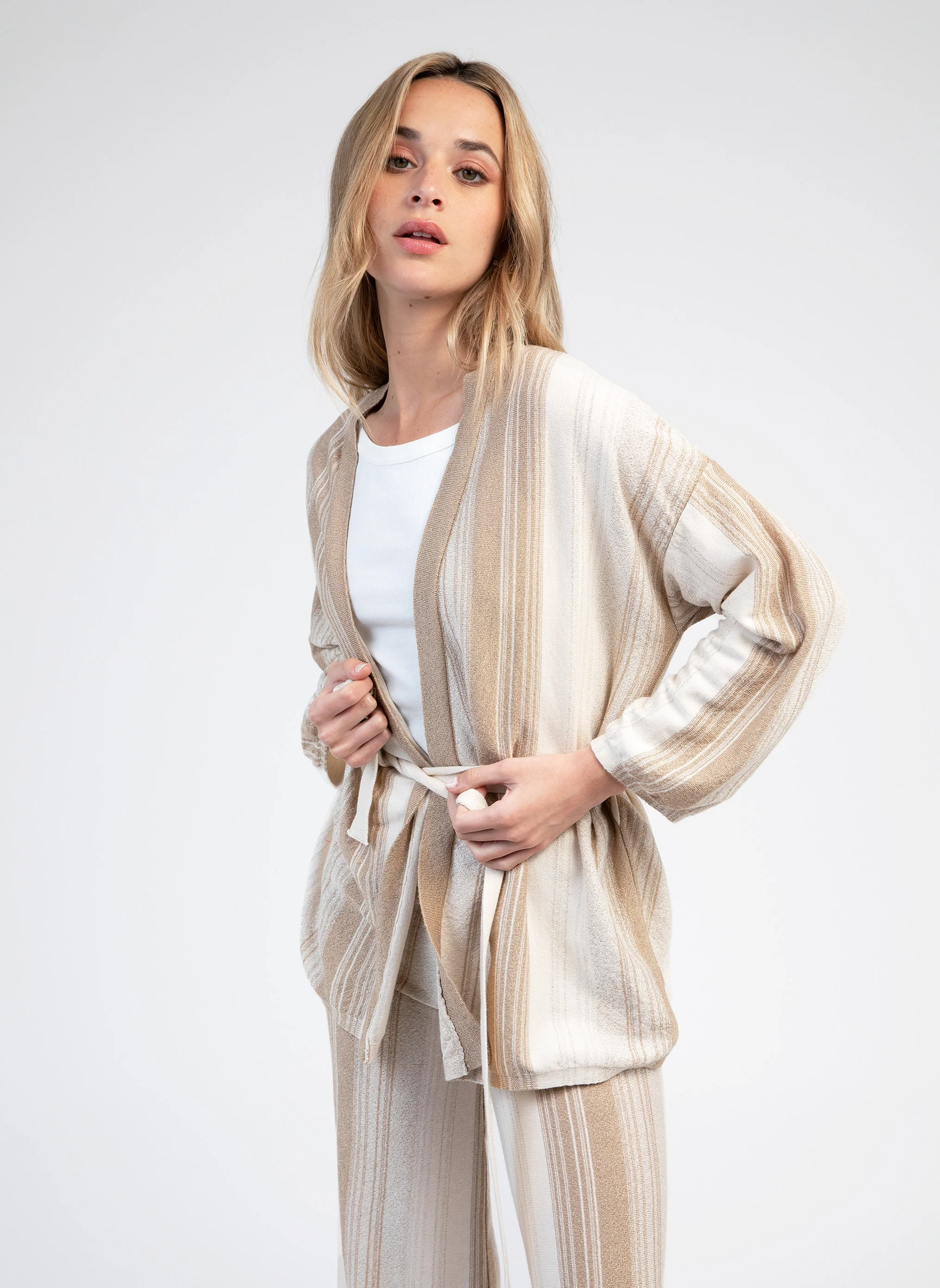 CARDIGAN LEDISCO sable - Image 2