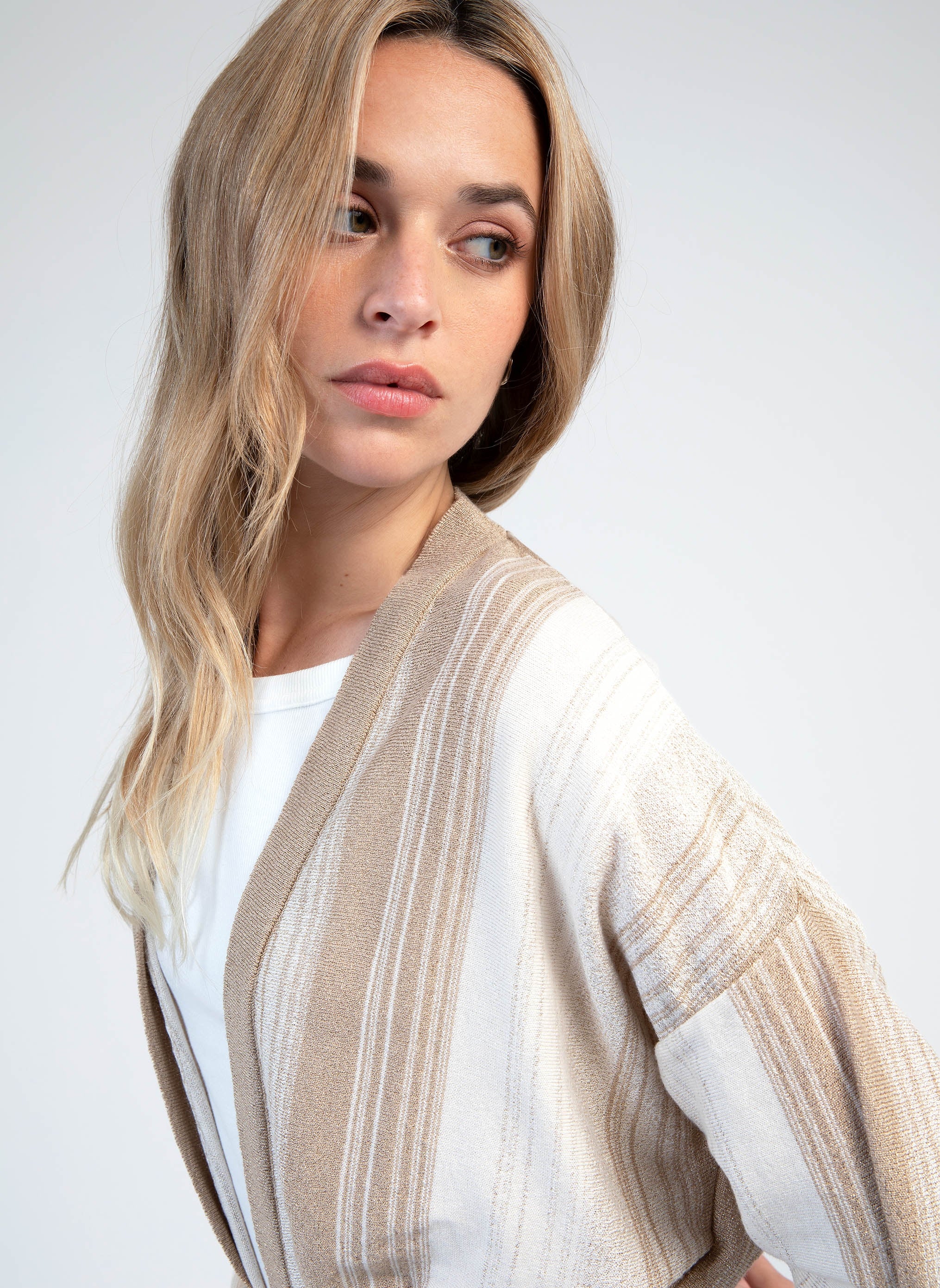 CARDIGAN LEDISCO sable - Image 3