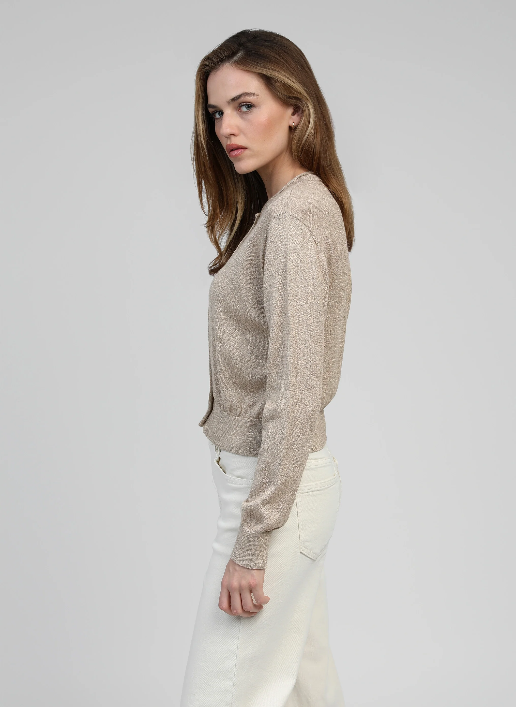 CARDIGAN LETITOU sable - Image 3