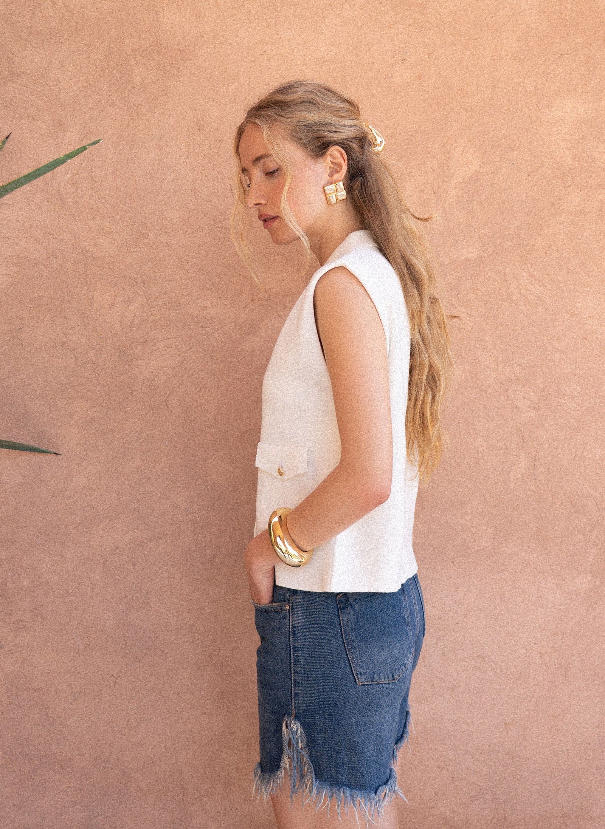 CARDIGAN LEVAMAYA blanc - Image 3