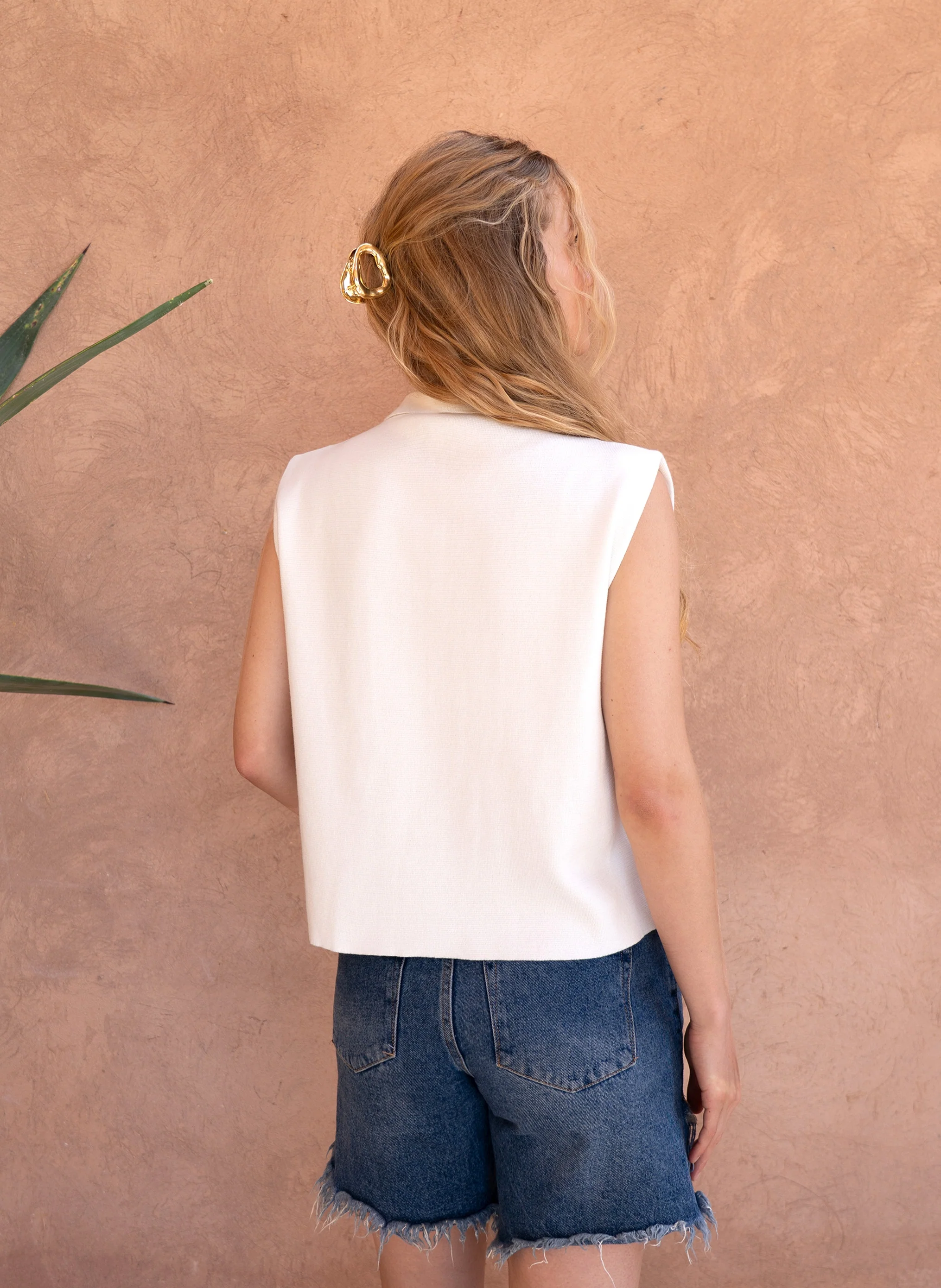 CARDIGAN LEVAMAYA blanc - Image 4