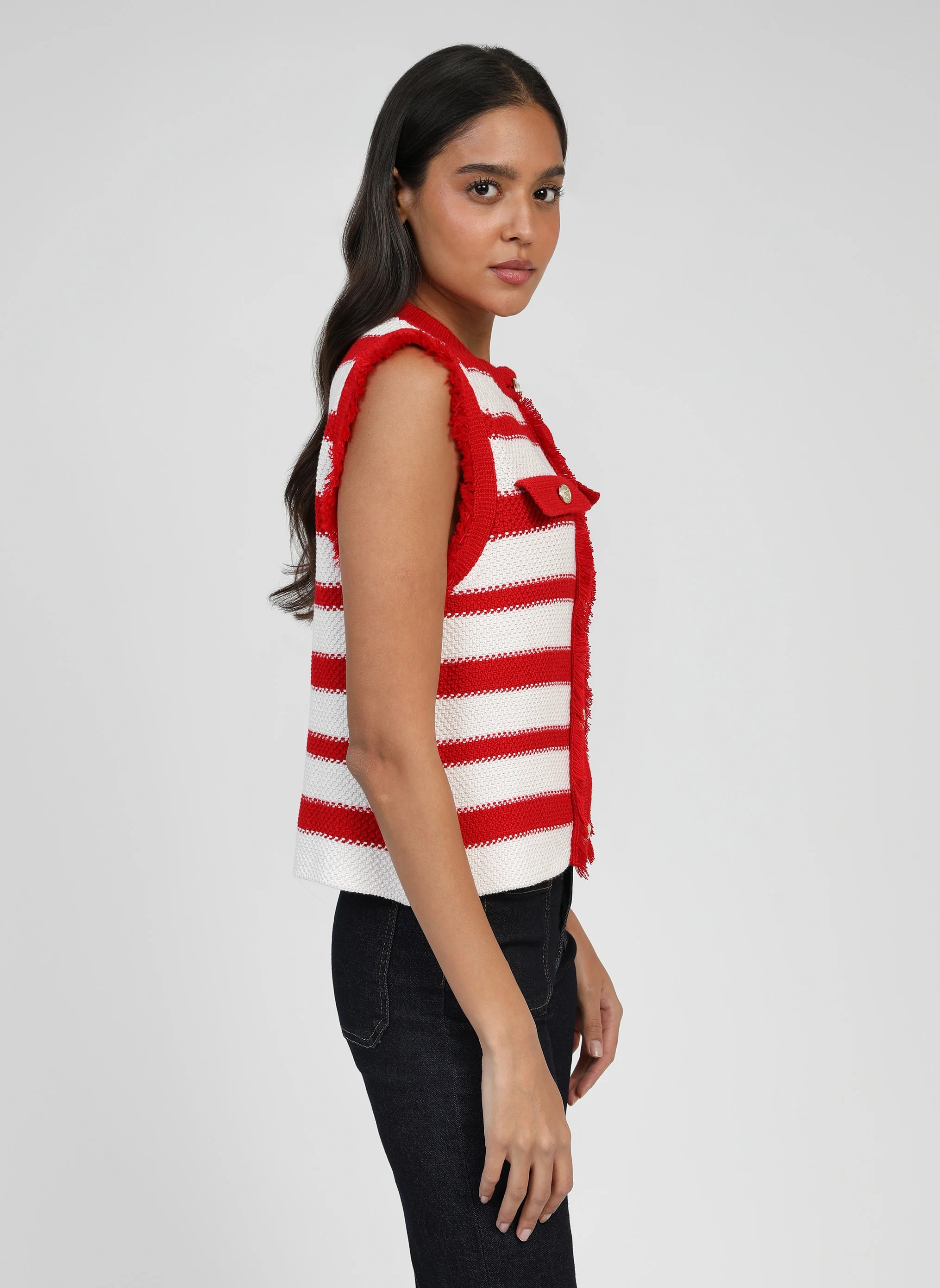 CARDIGAN LEVAYANIRI rouge - Image 3