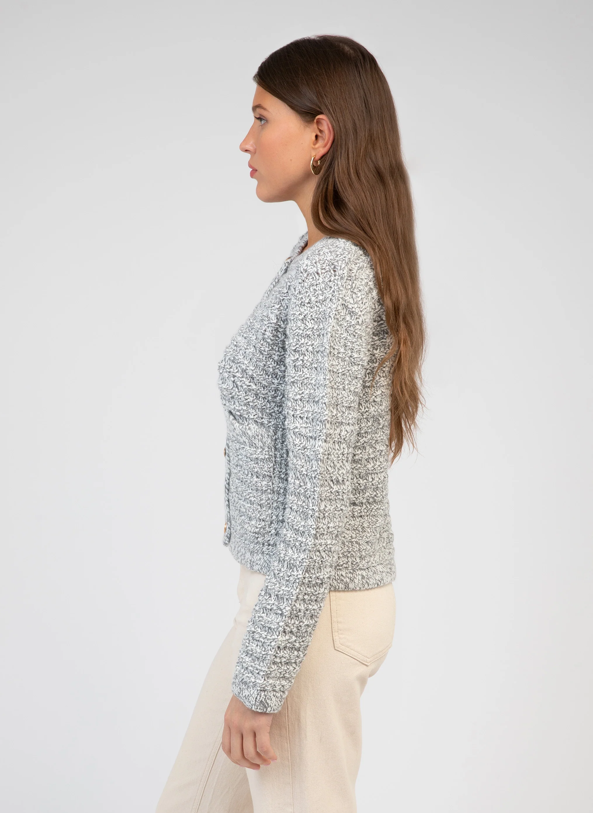 CARDIGAN LEVENI gris - Image 3