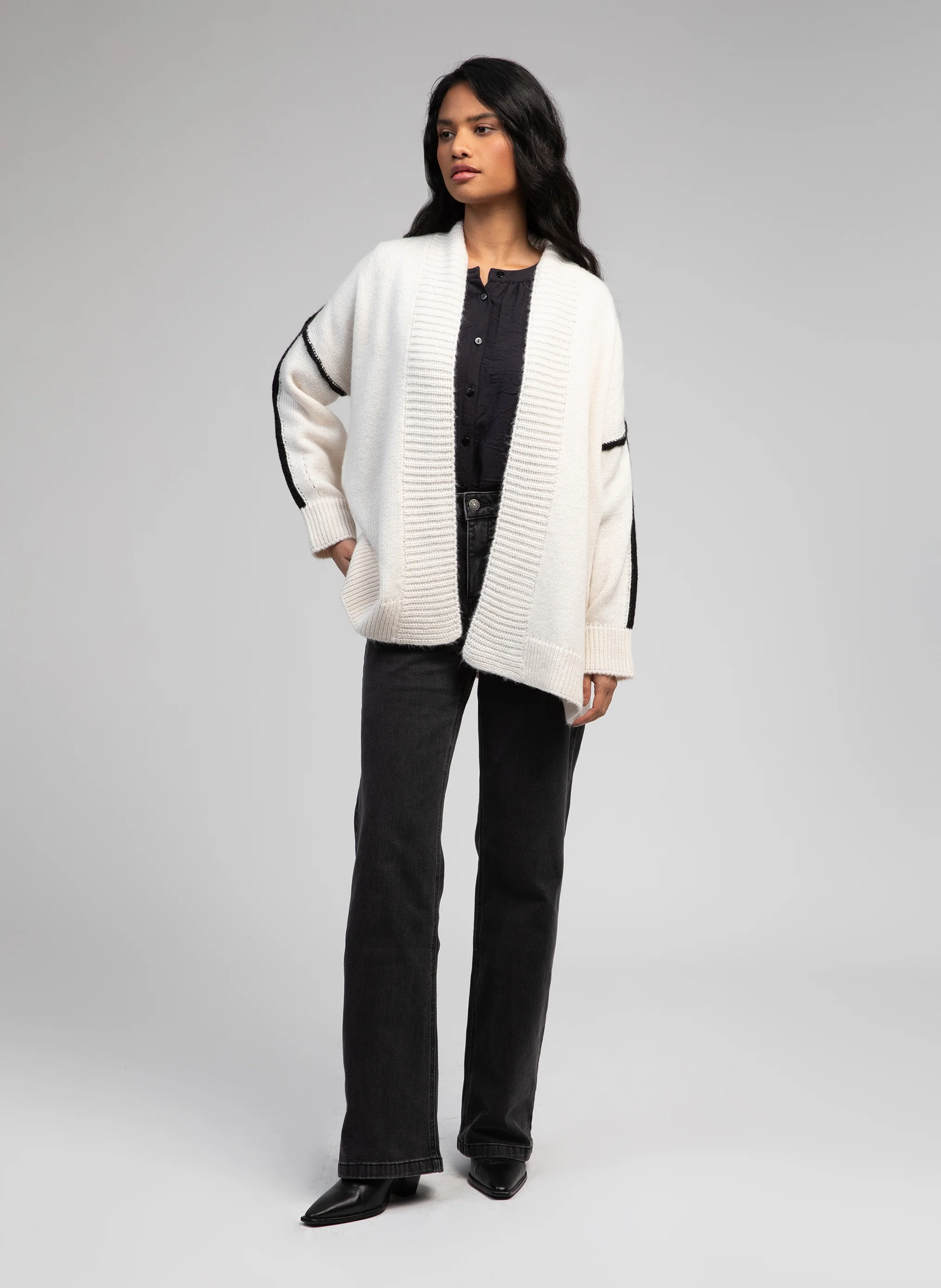 CARDIGAN LOURANOS off white - Image 2