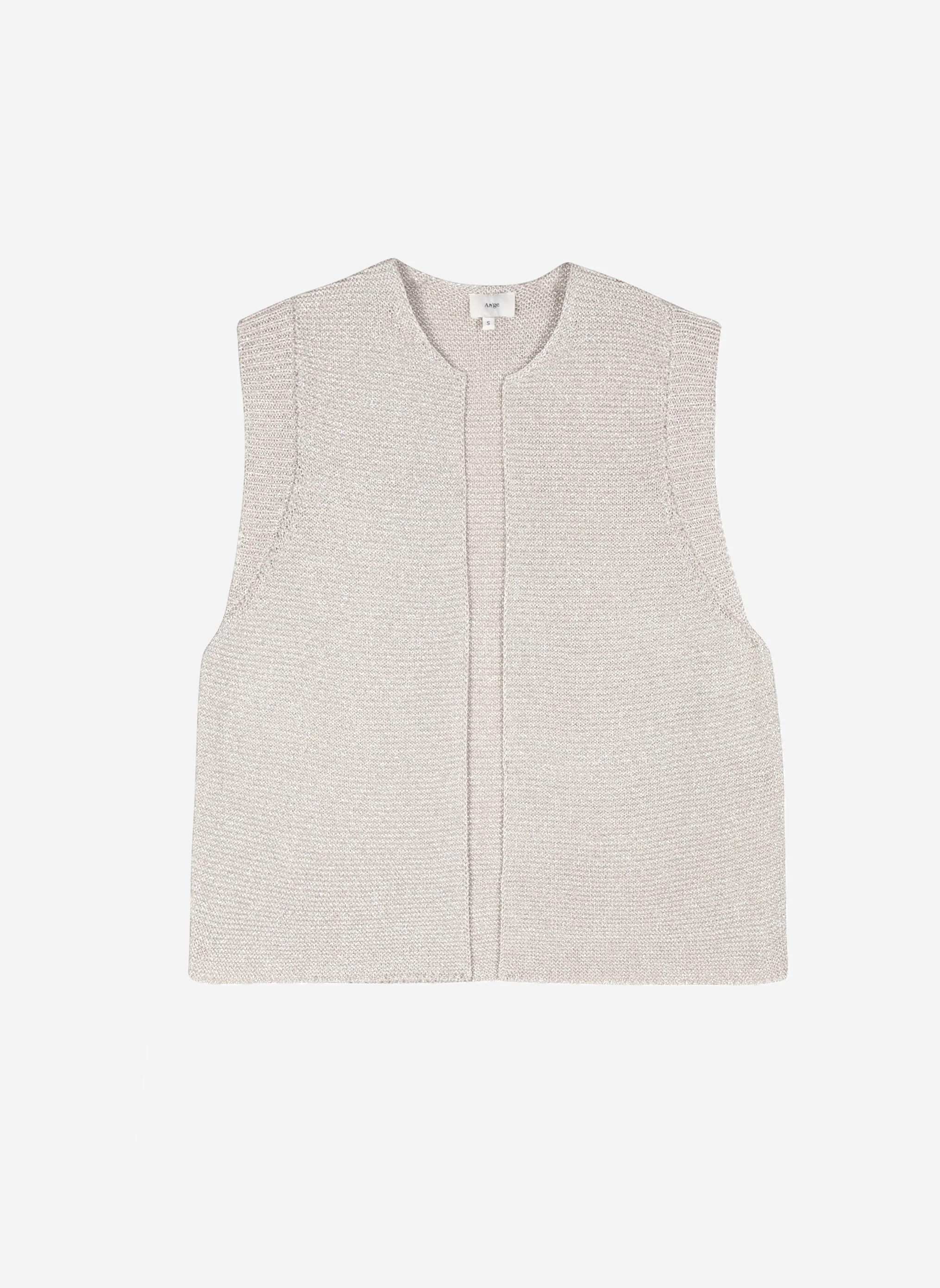 CARDIGAN SANS MANCHE LEGAYA or blanc - Image 5