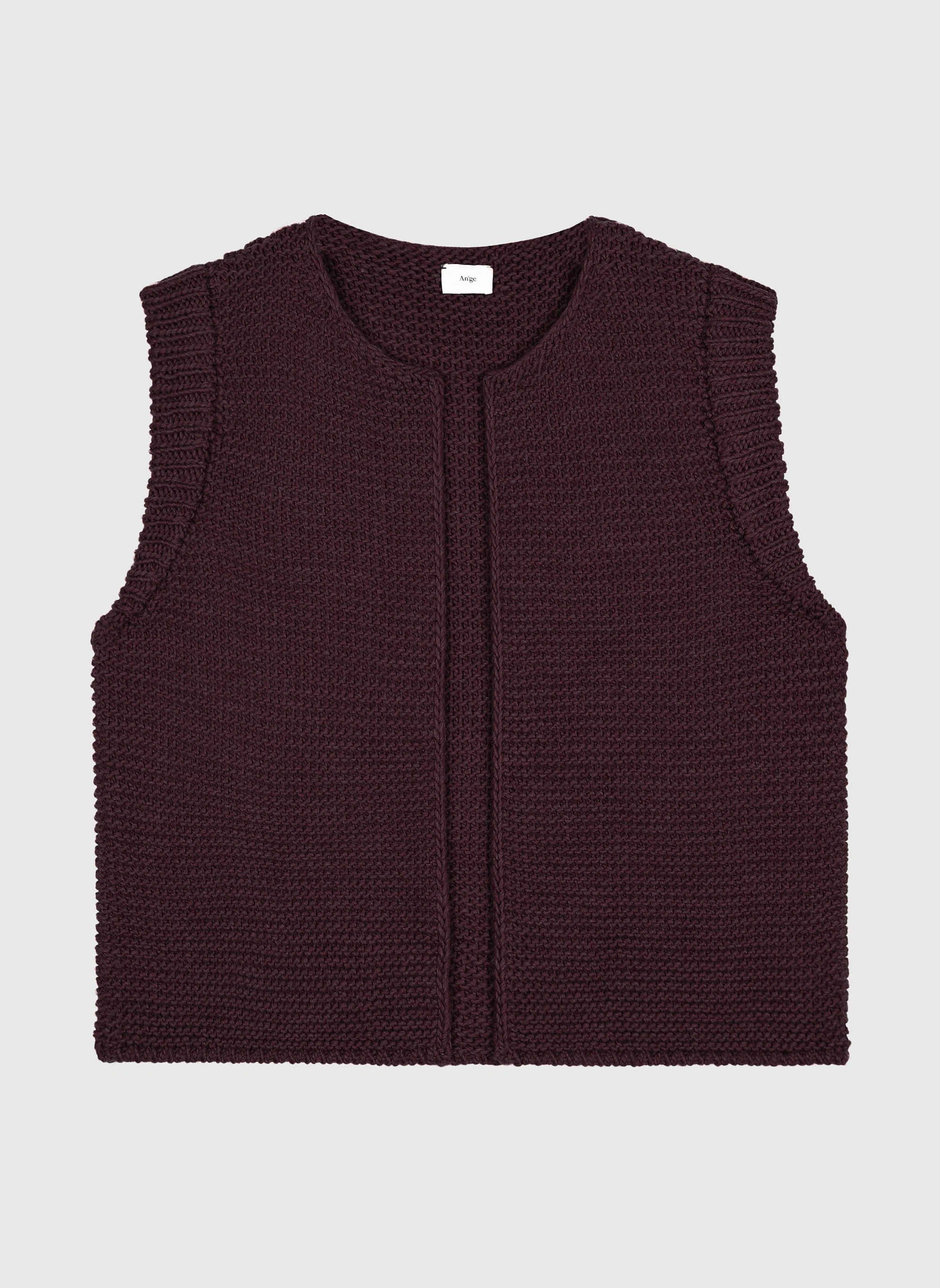 CARDIGAN SANS MANCHE LEGRINGOU A wine