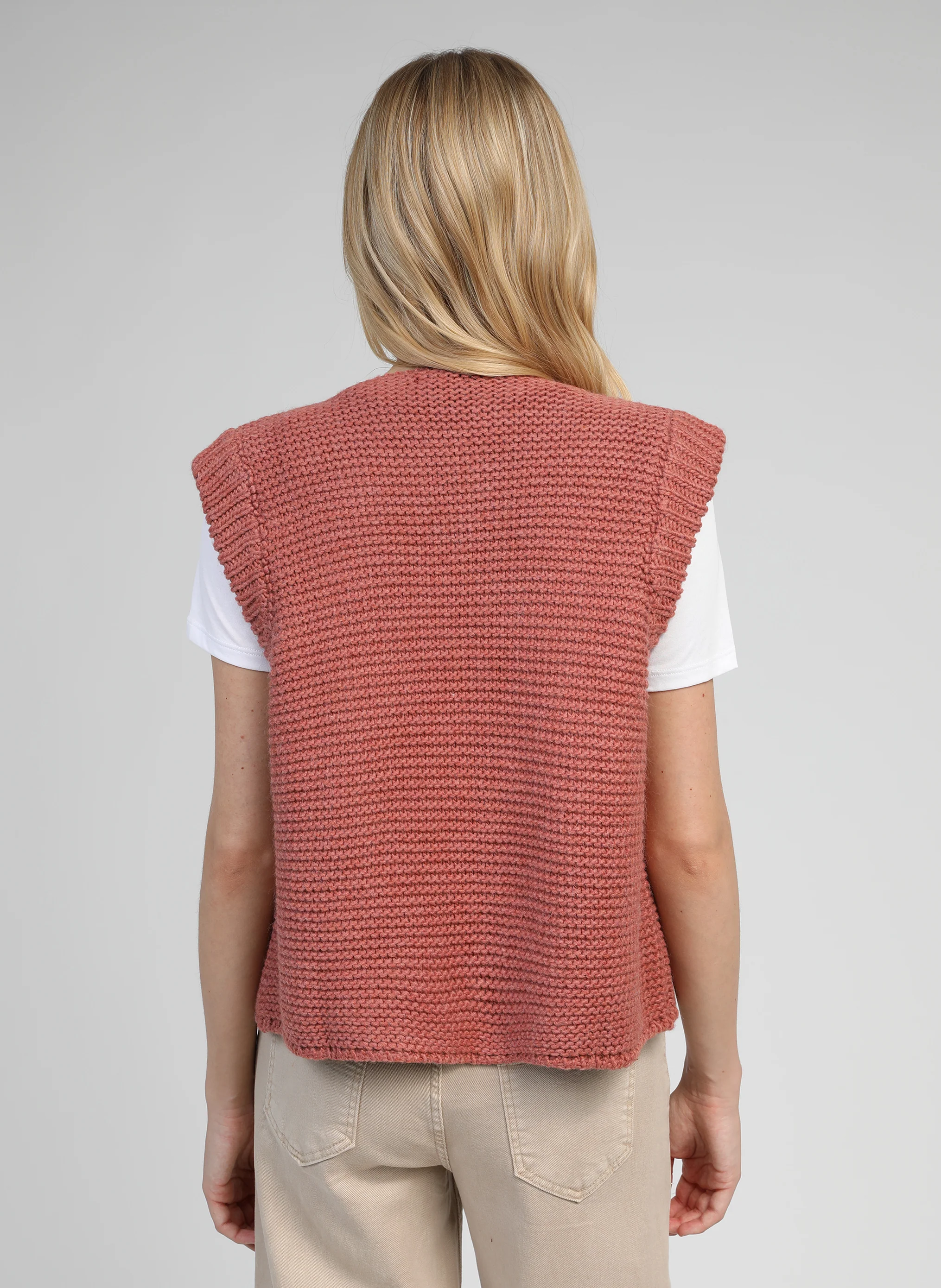 CARDIGAN SANS MANCHE LEGRINGOU blush - Image 4