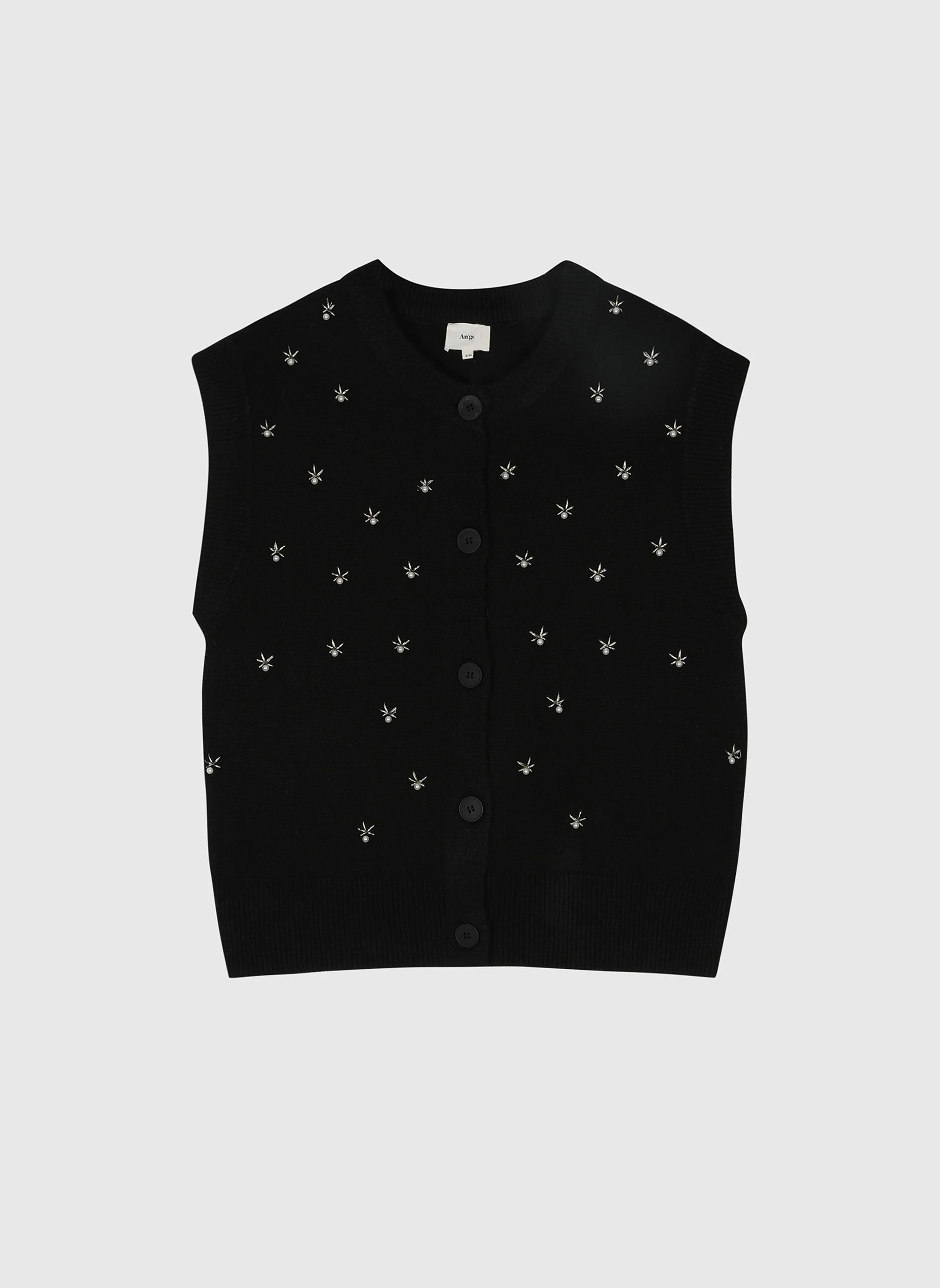 CARDIGAN SANS MANCHE NOLWEN noir - Image 5