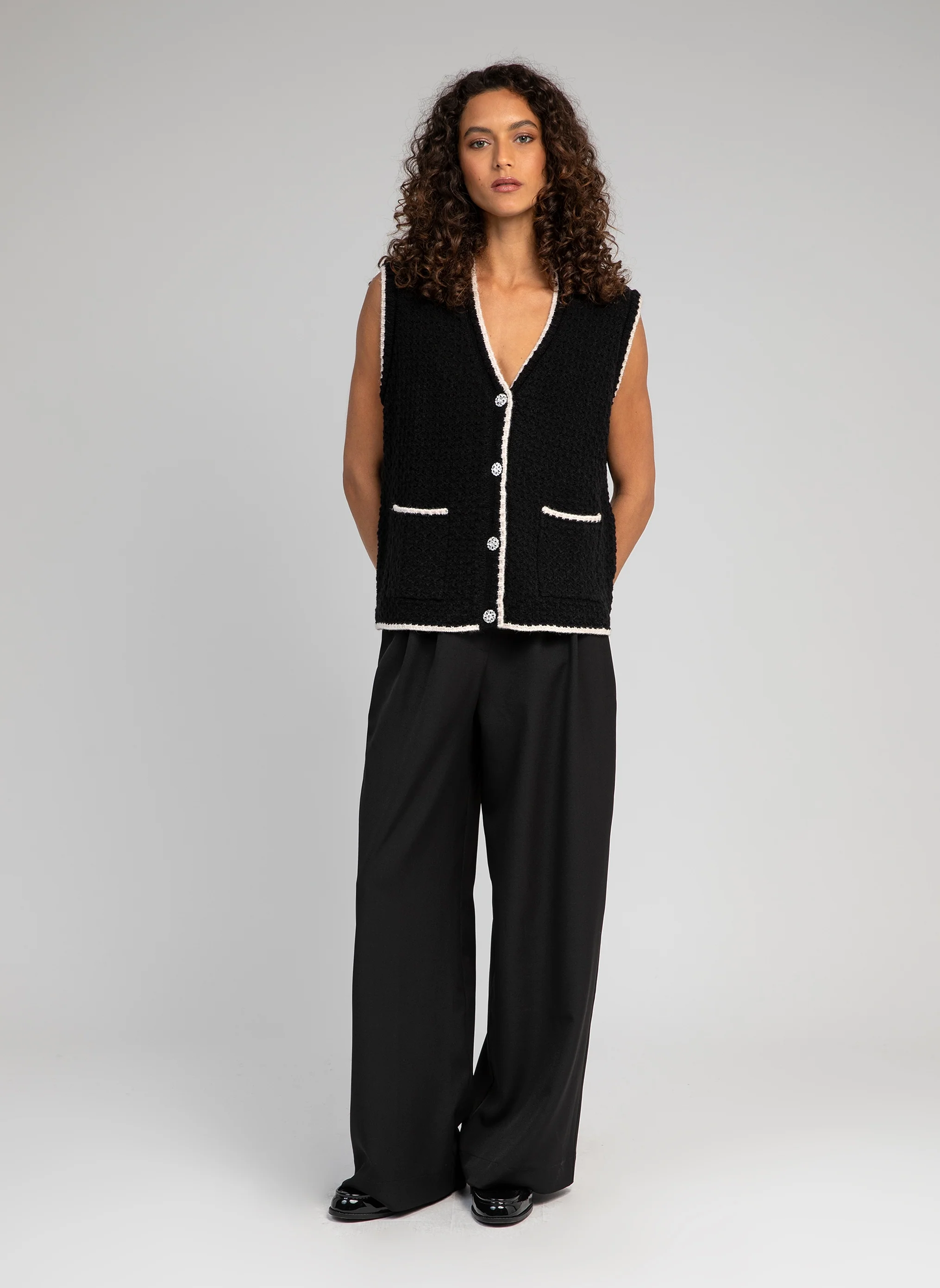 CARDIGAN VELAMY noir - Image 5