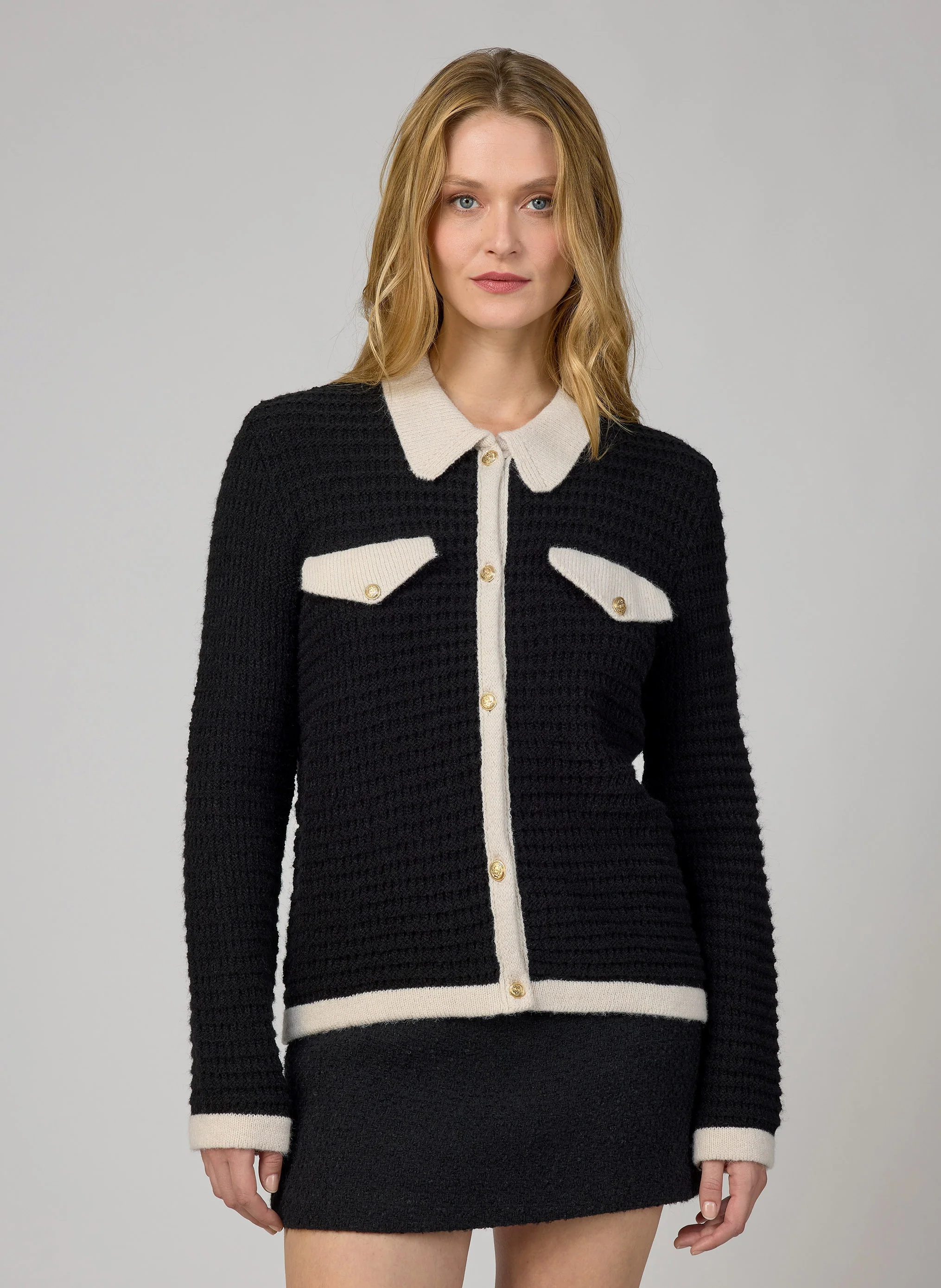 CARDIGAN VENICA noir - Image 2