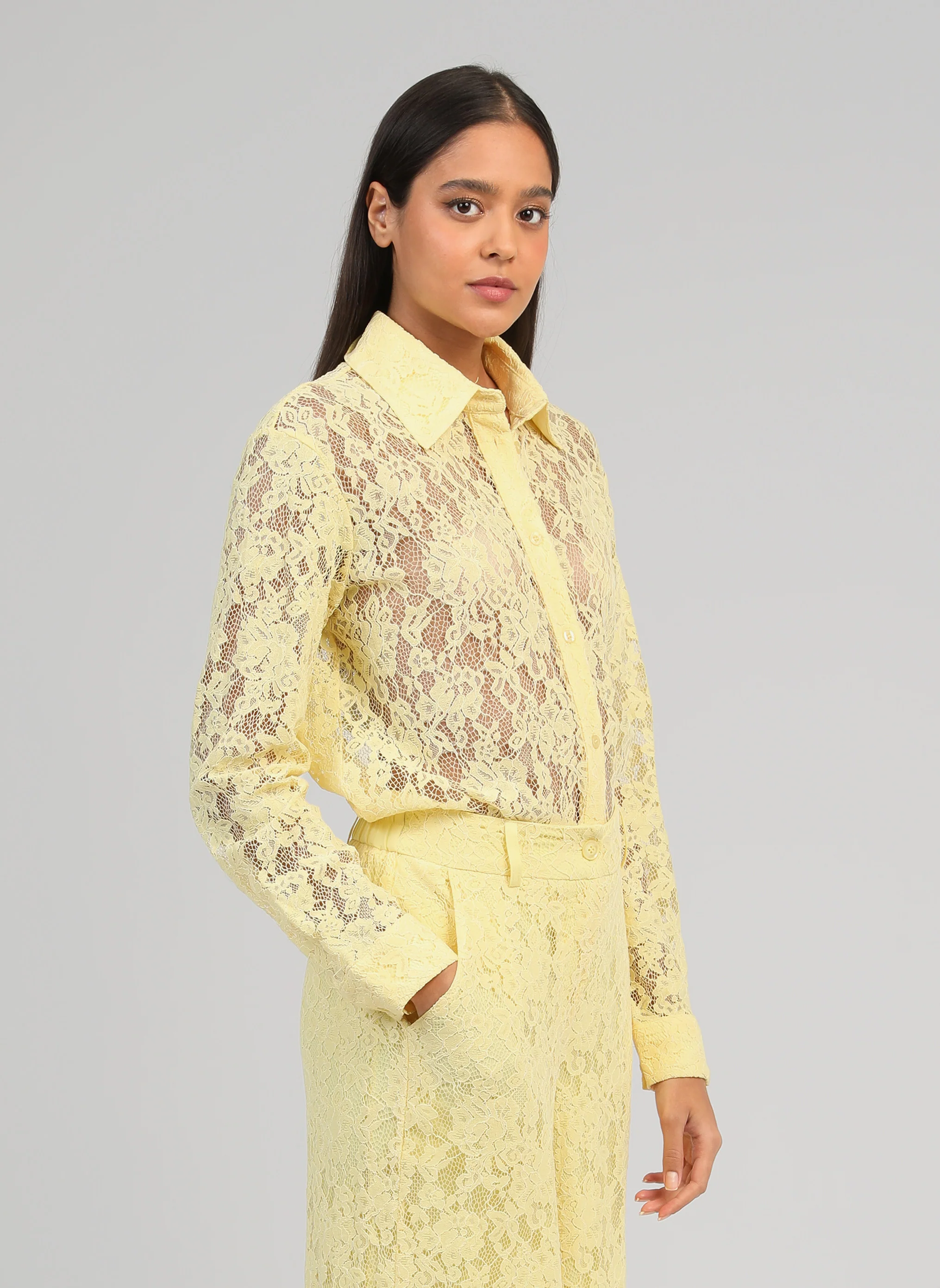 CHEMISE AMOLINA jaune - Image 3