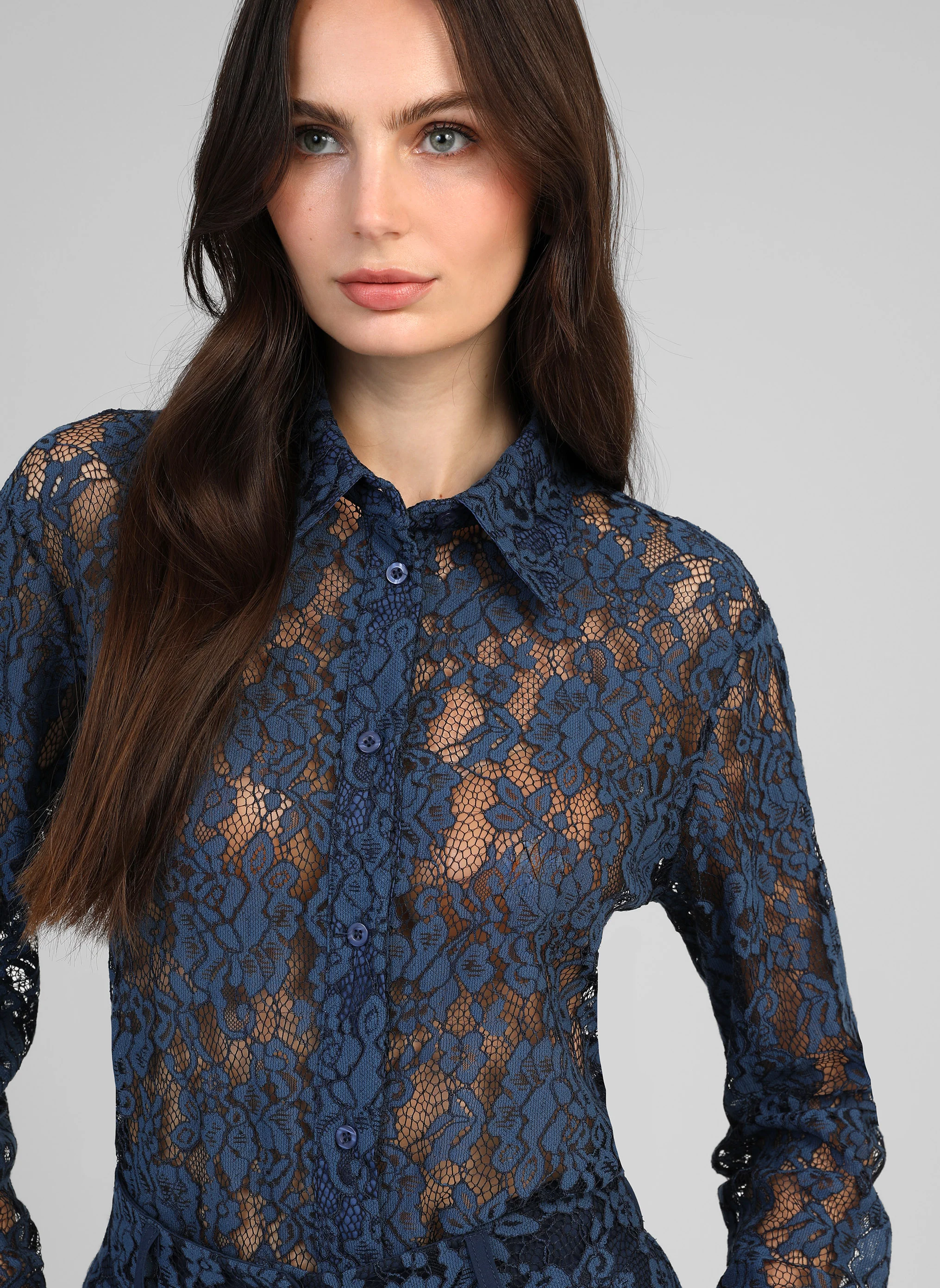 CHEMISE AMOLINA marine - Image 3