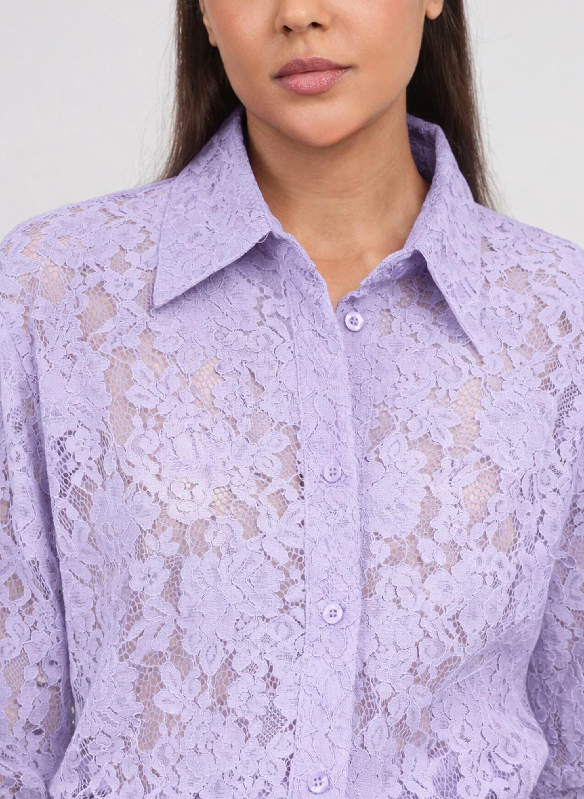CHEMISE AMOLINA parme - Image 2