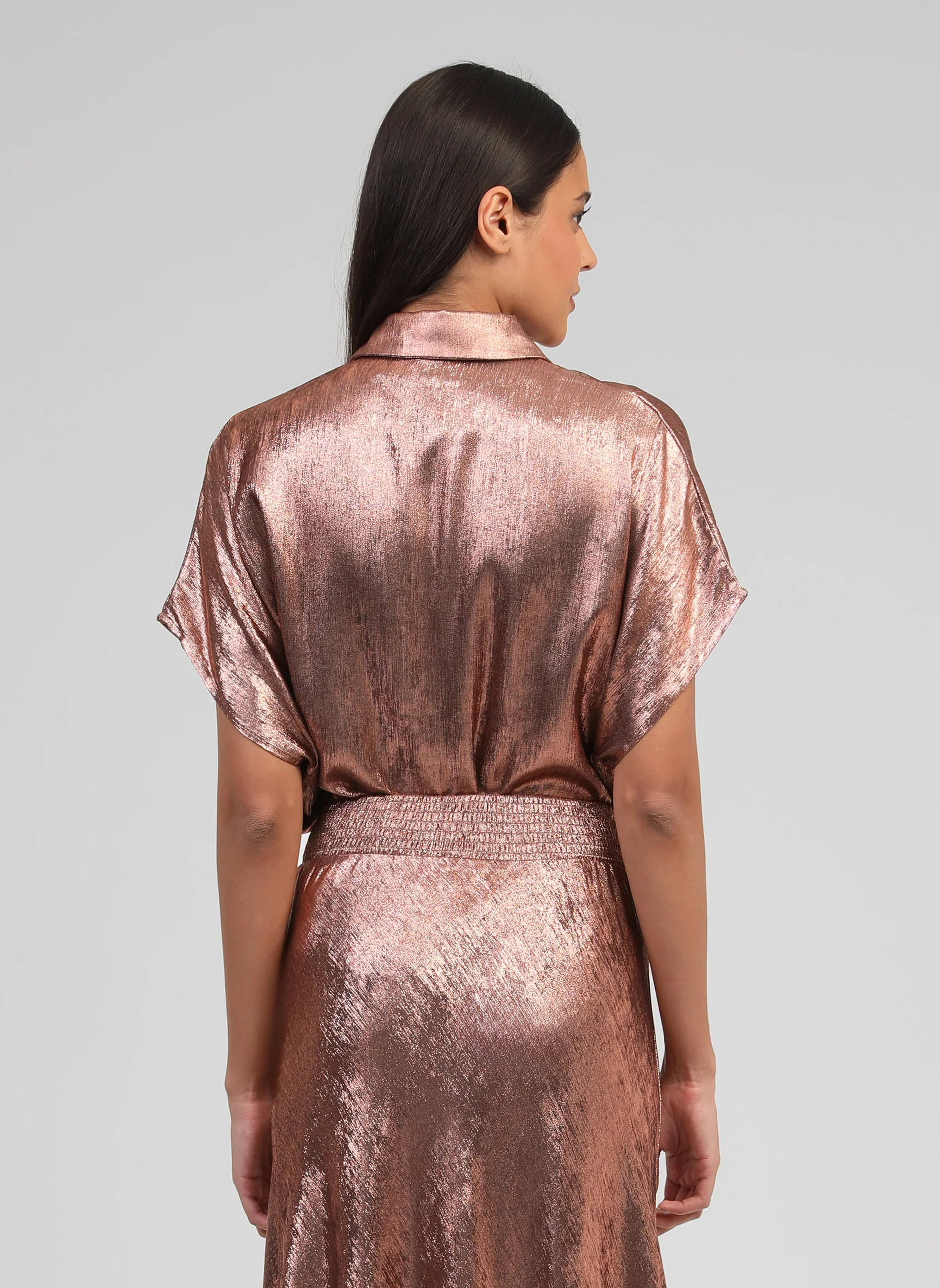 CHEMISE AMORYNA bronze - Image 5