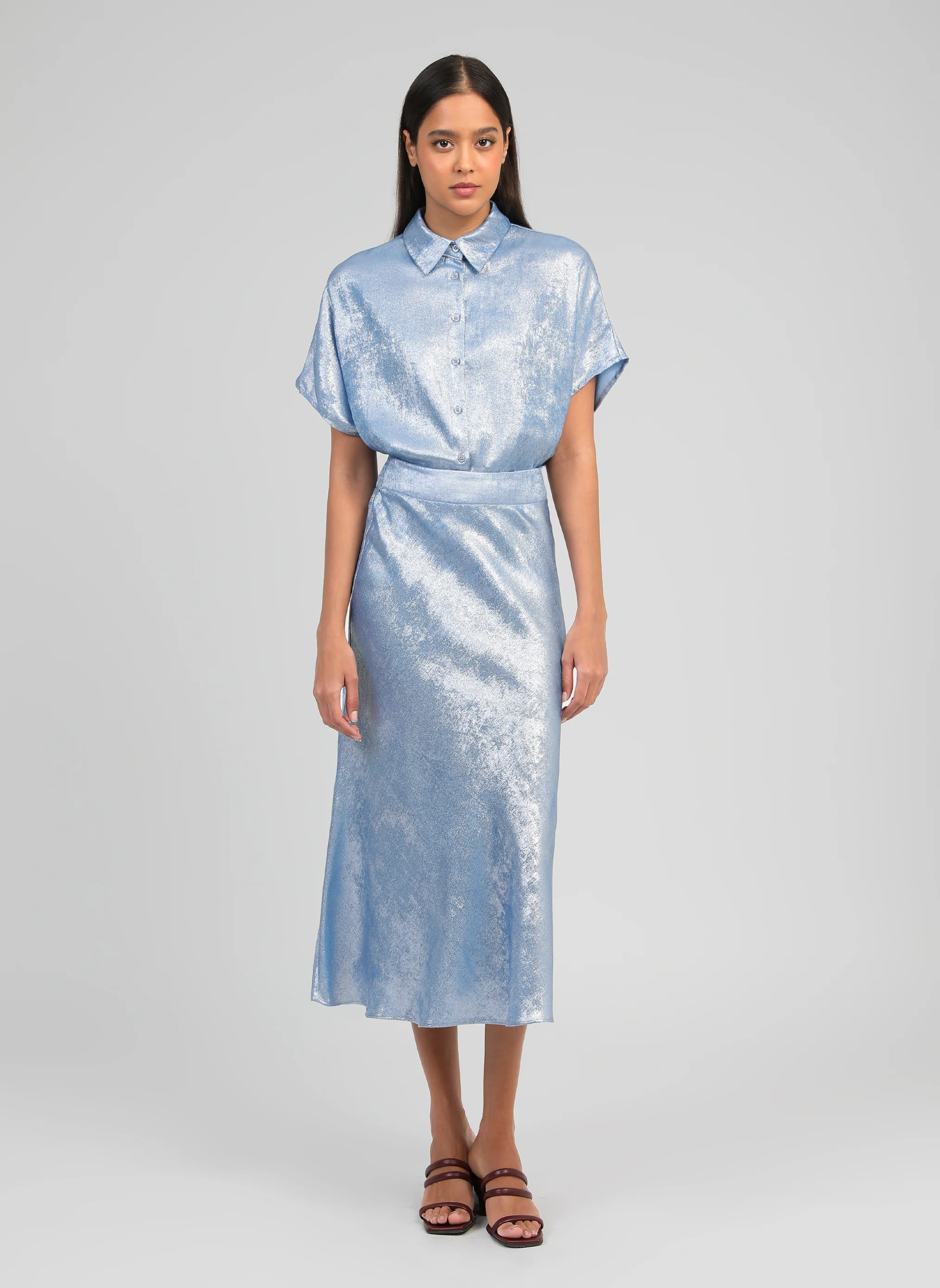 CHEMISE AMORYNA indigo - Image 2