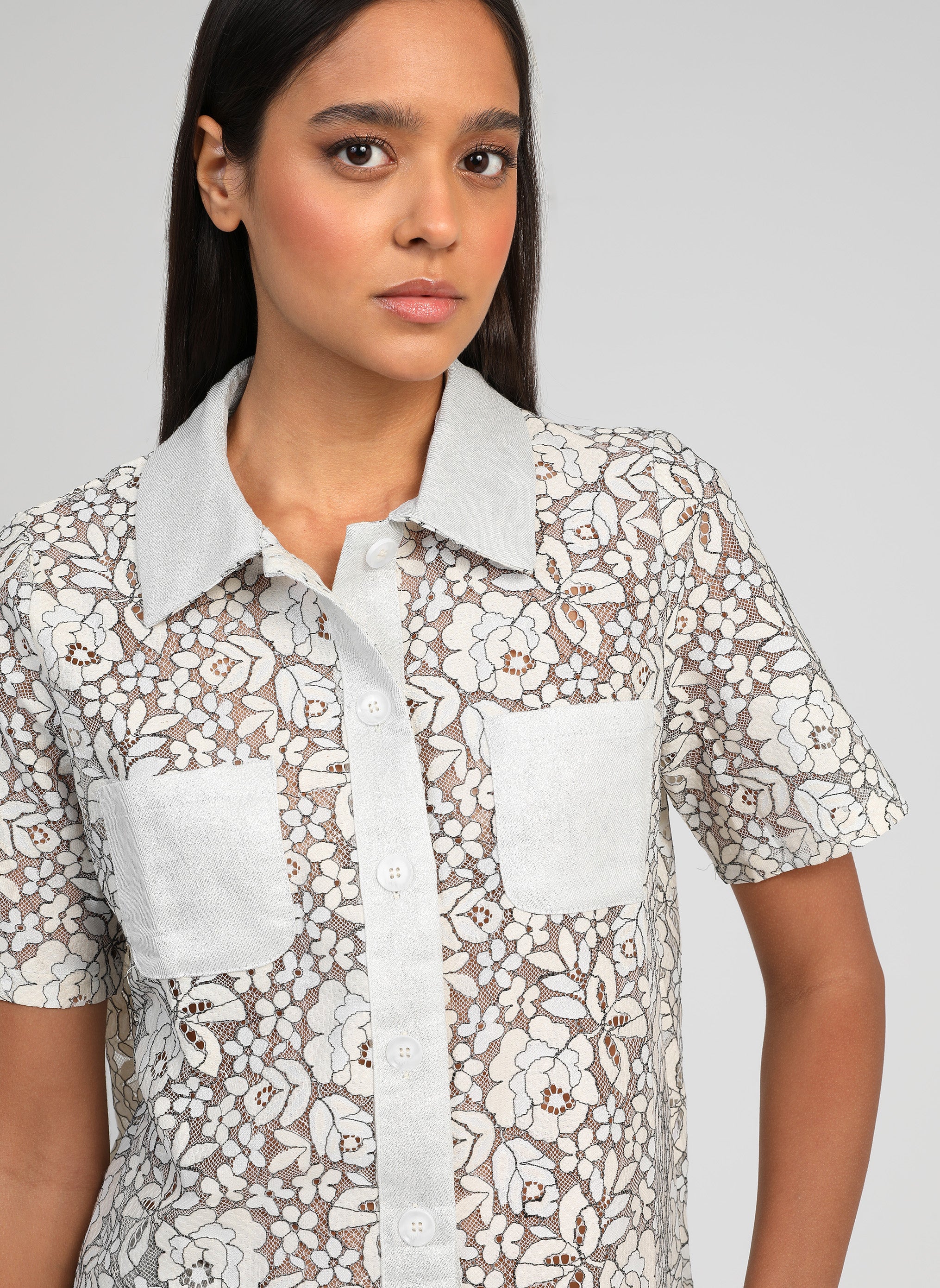 CHEMISE ATIMIA blanc - Image 2