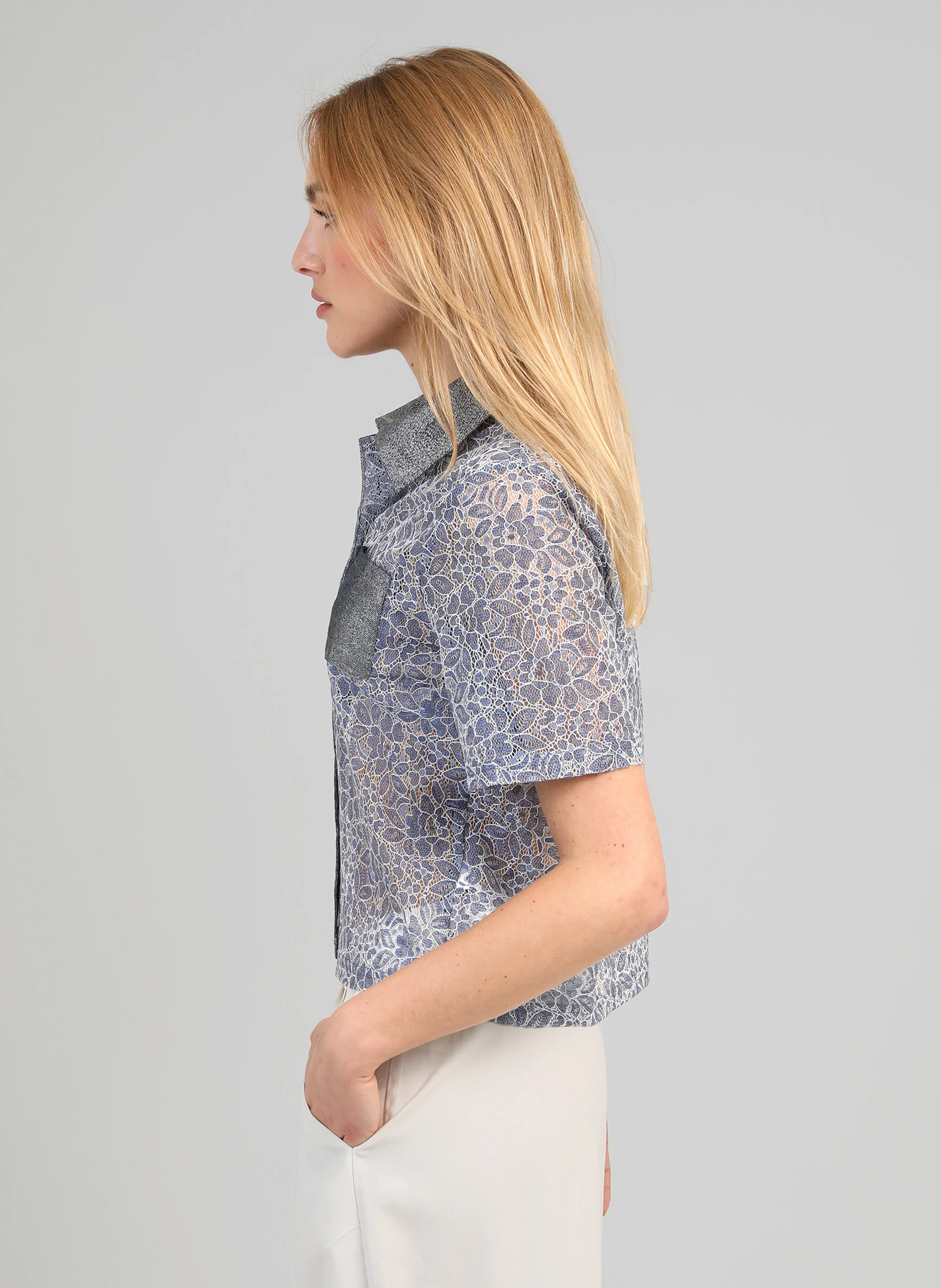 CHEMISE ATIMIO bleu - Image 4