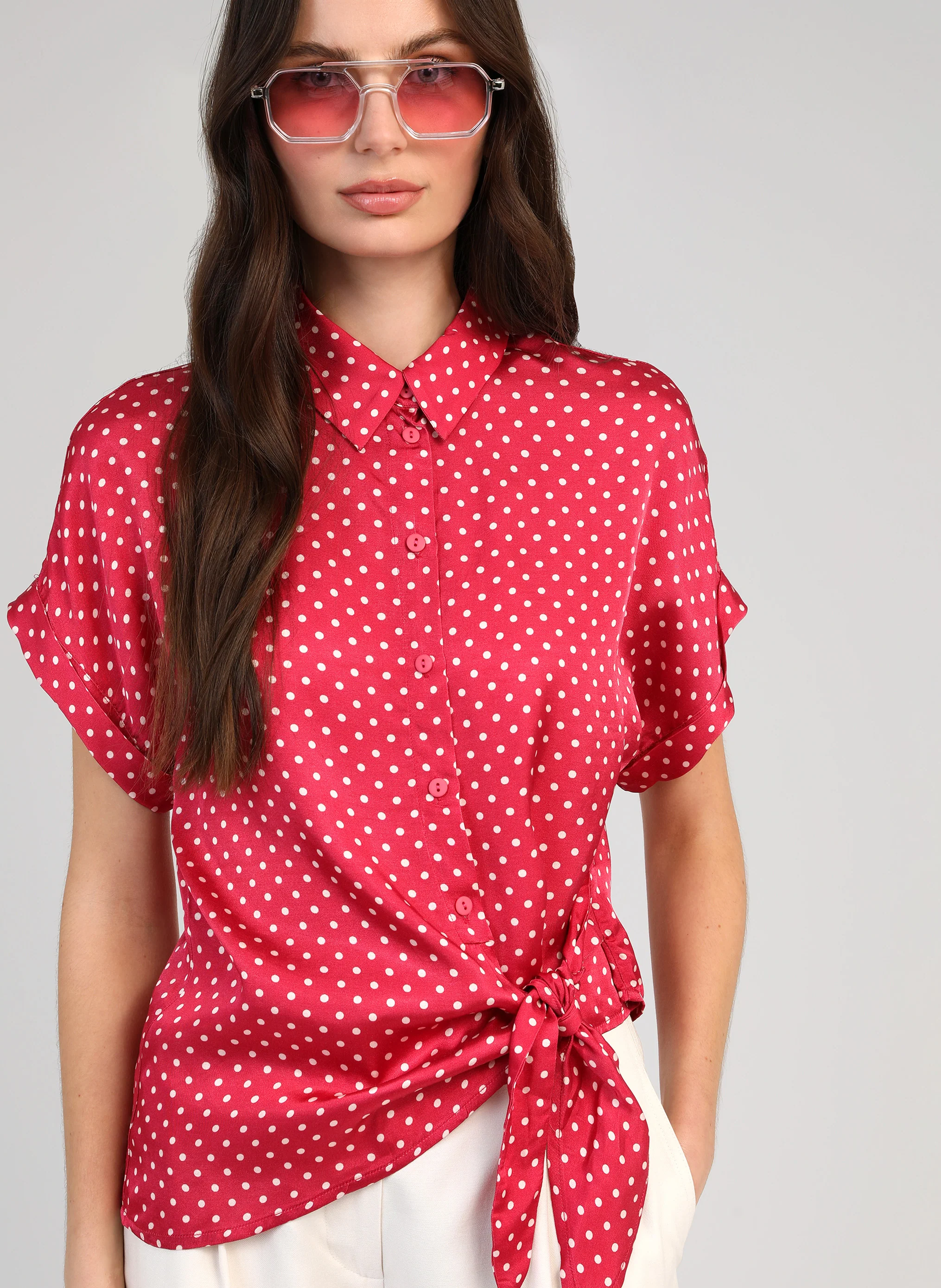 CHEMISE KAVINY doriva framboise - Image 2