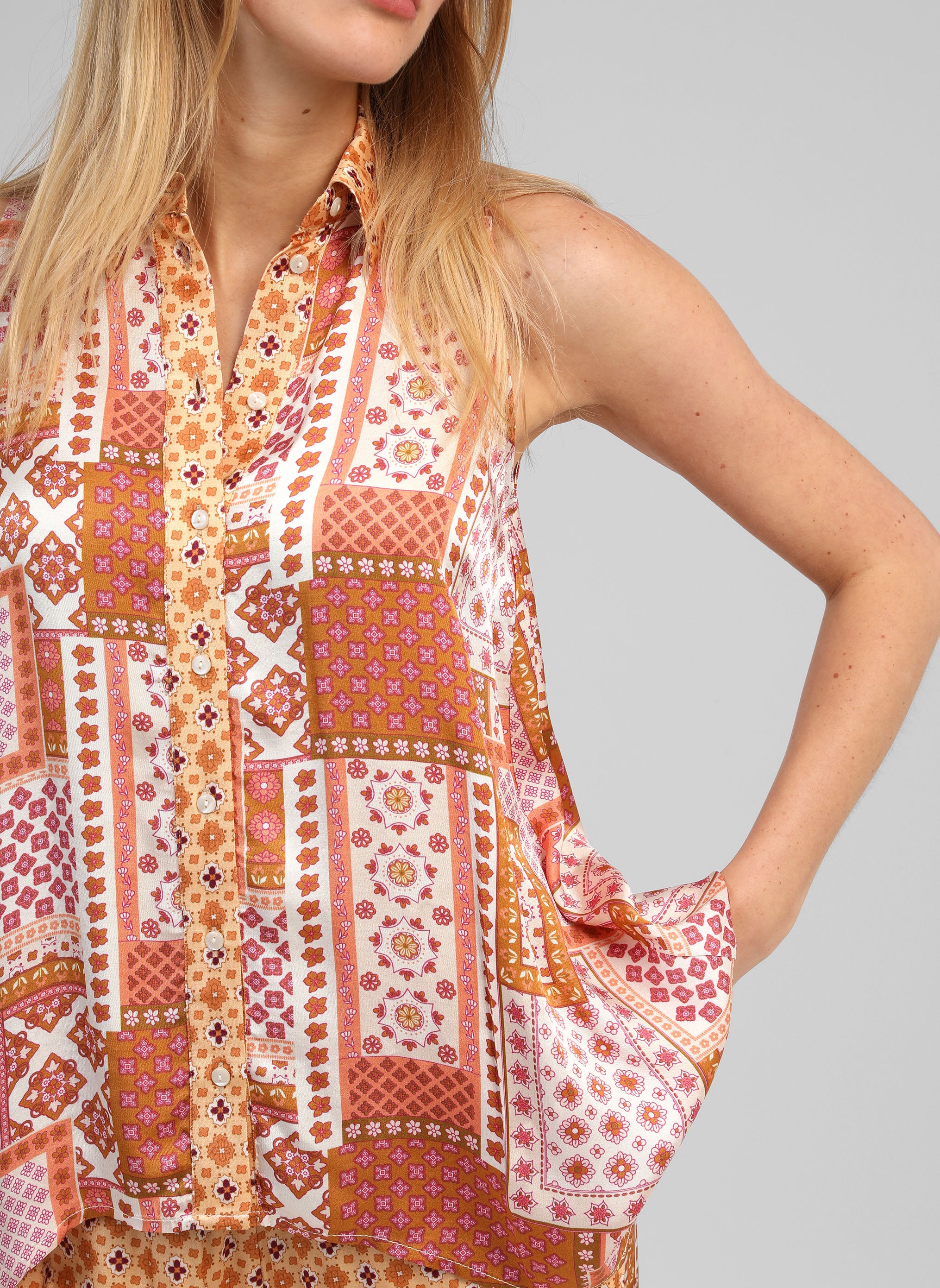 CHEMISE KLARISSA patchila ocre - Image 2