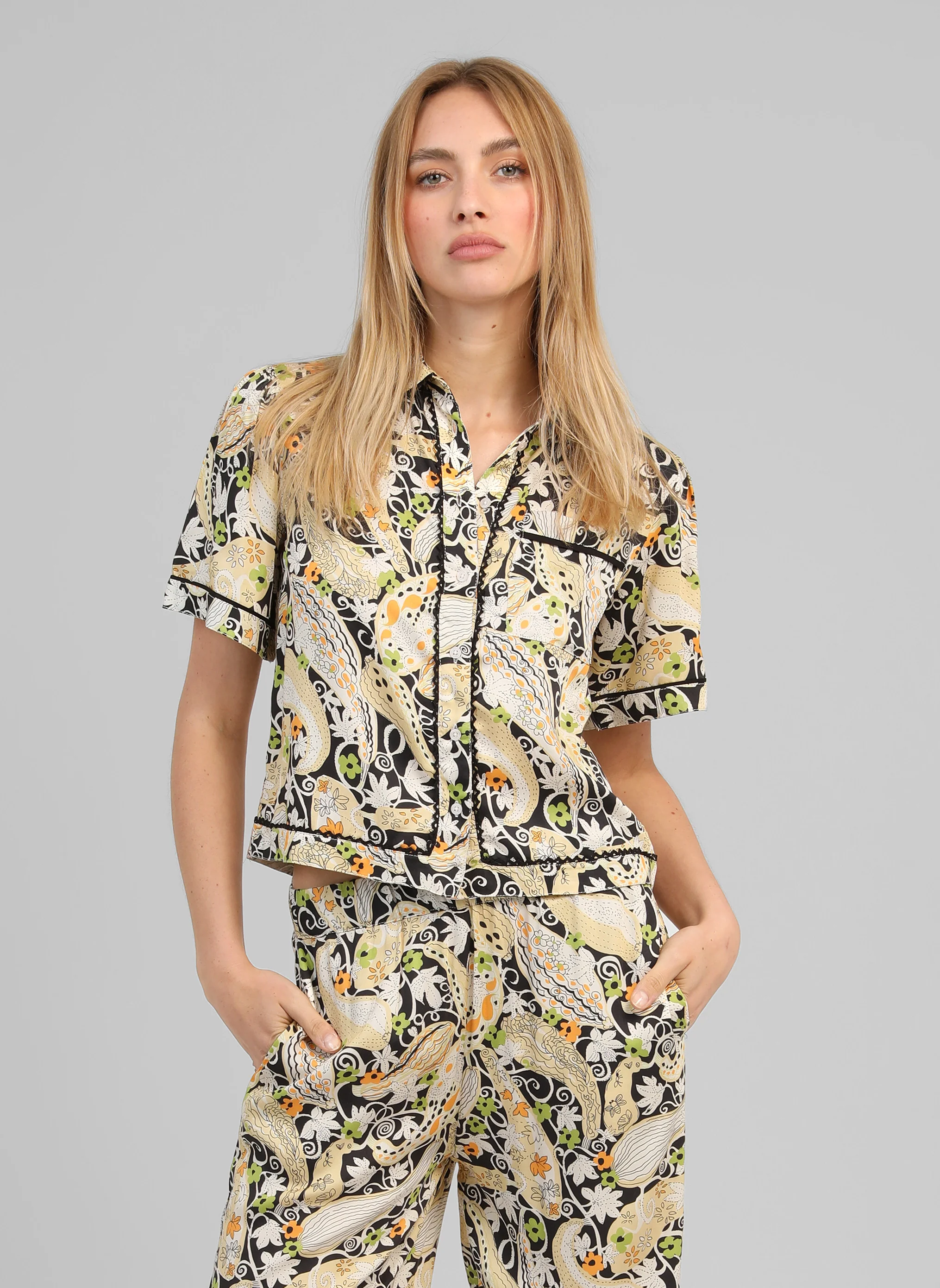 CHEMISE SARIEL melancolia noir