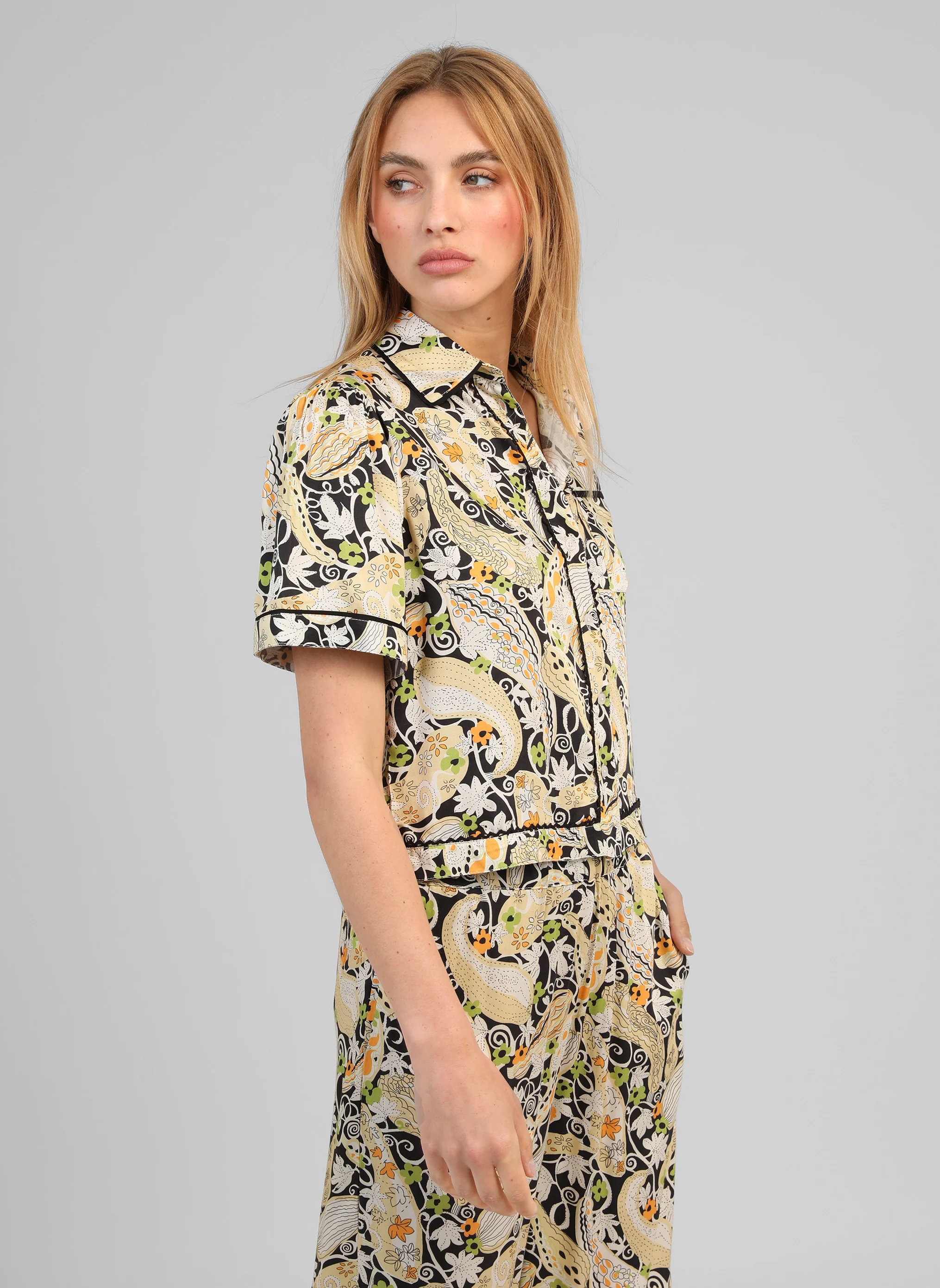 CHEMISE SARIEL melancolia noir - Image 4