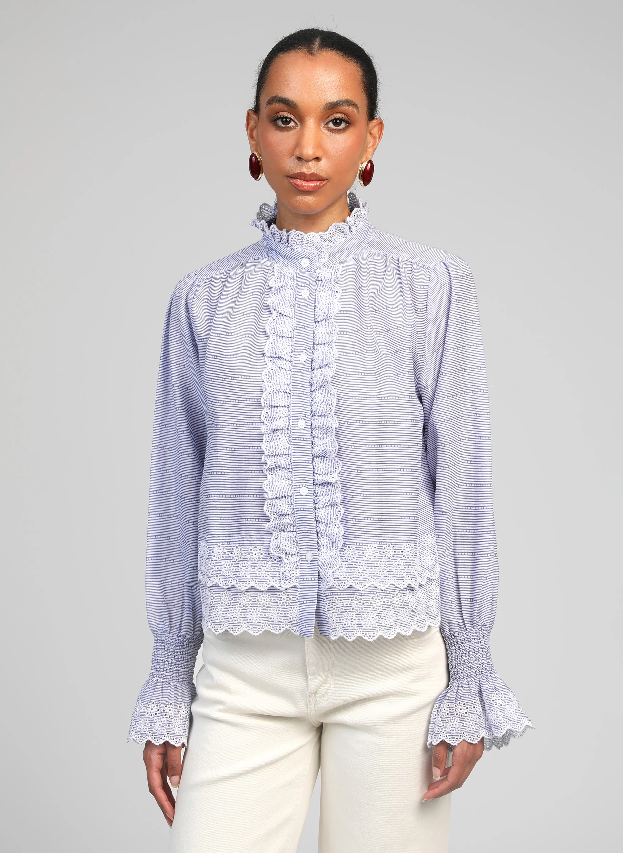 CHEMISE SELDA rayee