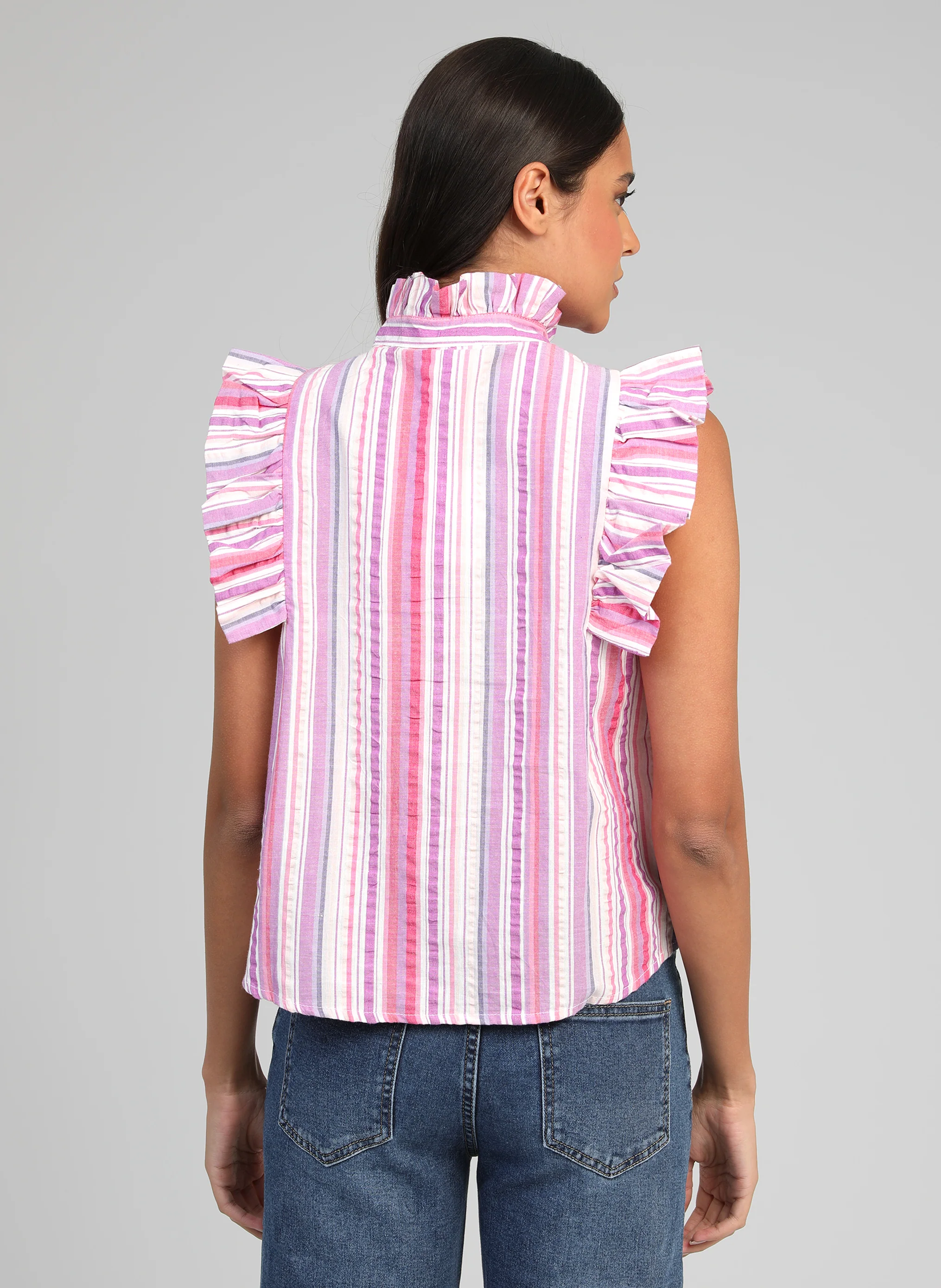 CHEMISE SELISE rayure - Image 4