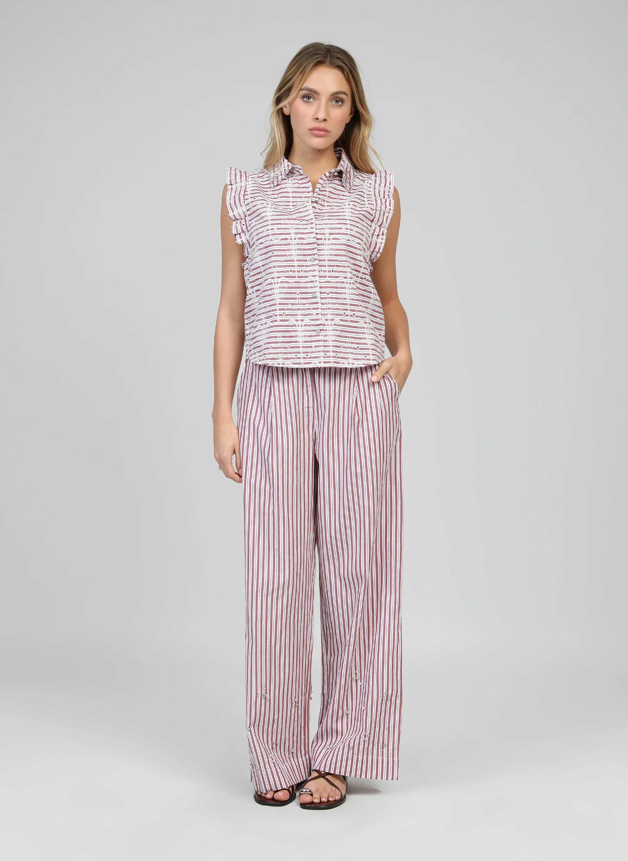 CHEMISE SENALY rouge - Image 3
