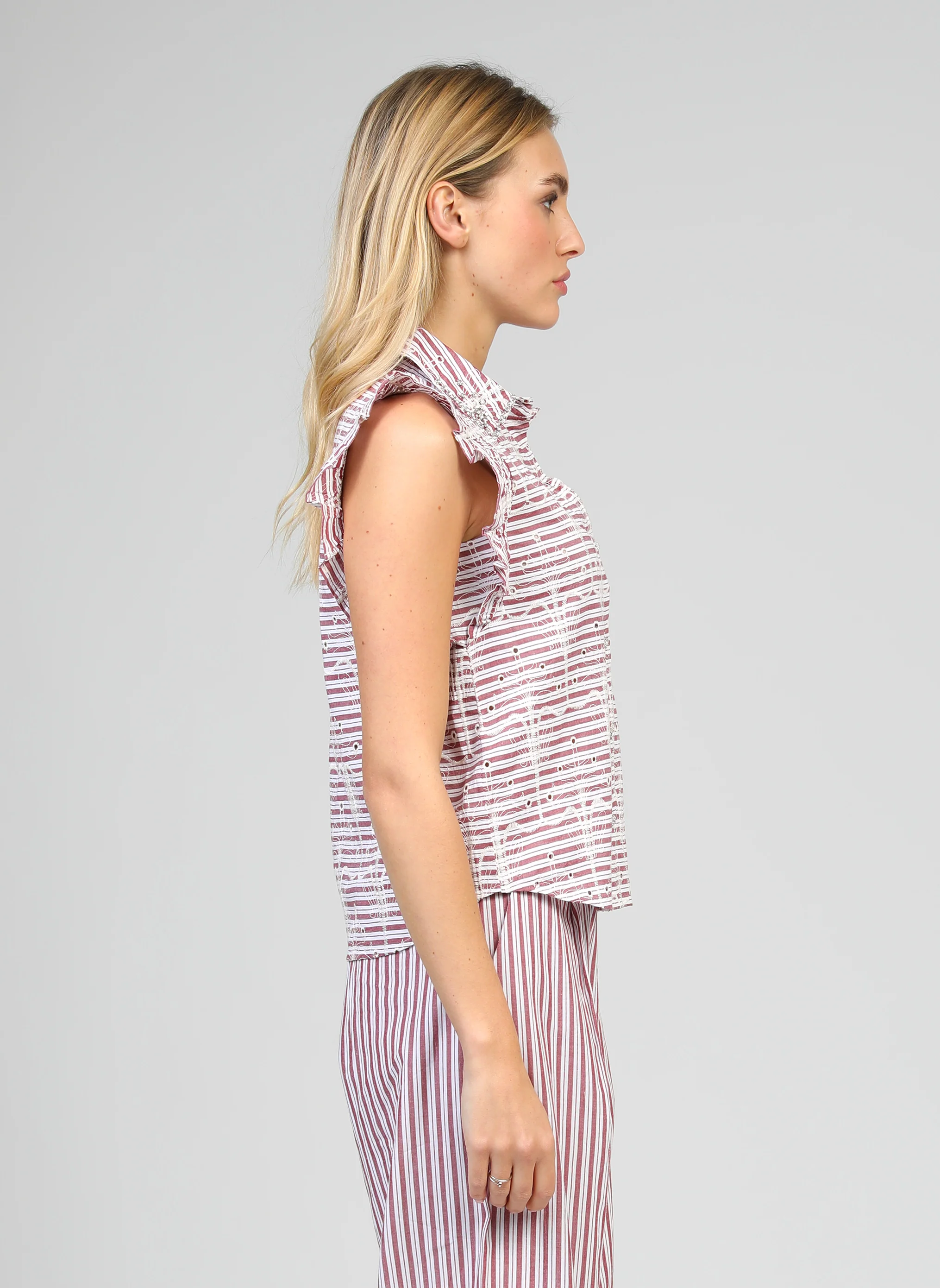 CHEMISE SENALY rouge - Image 4