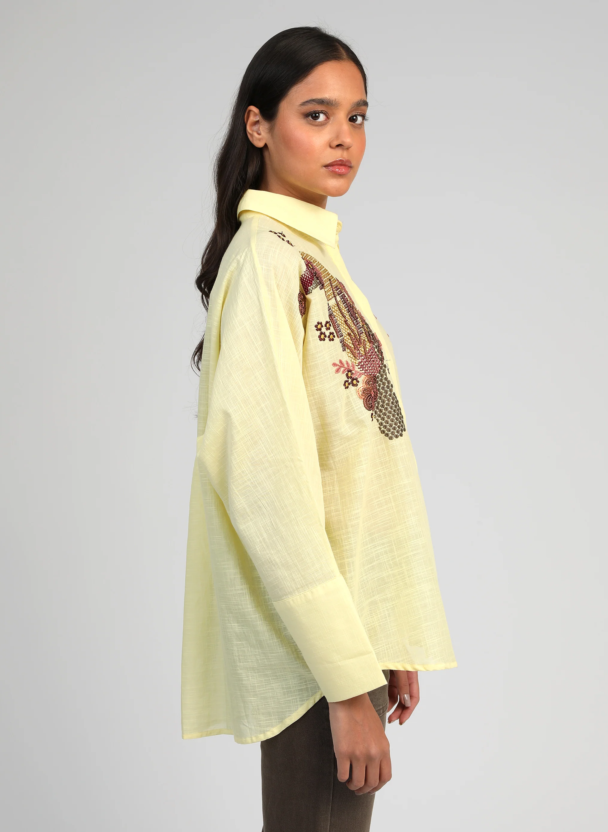CHEMISE SHANNYLA jaune - Image 3