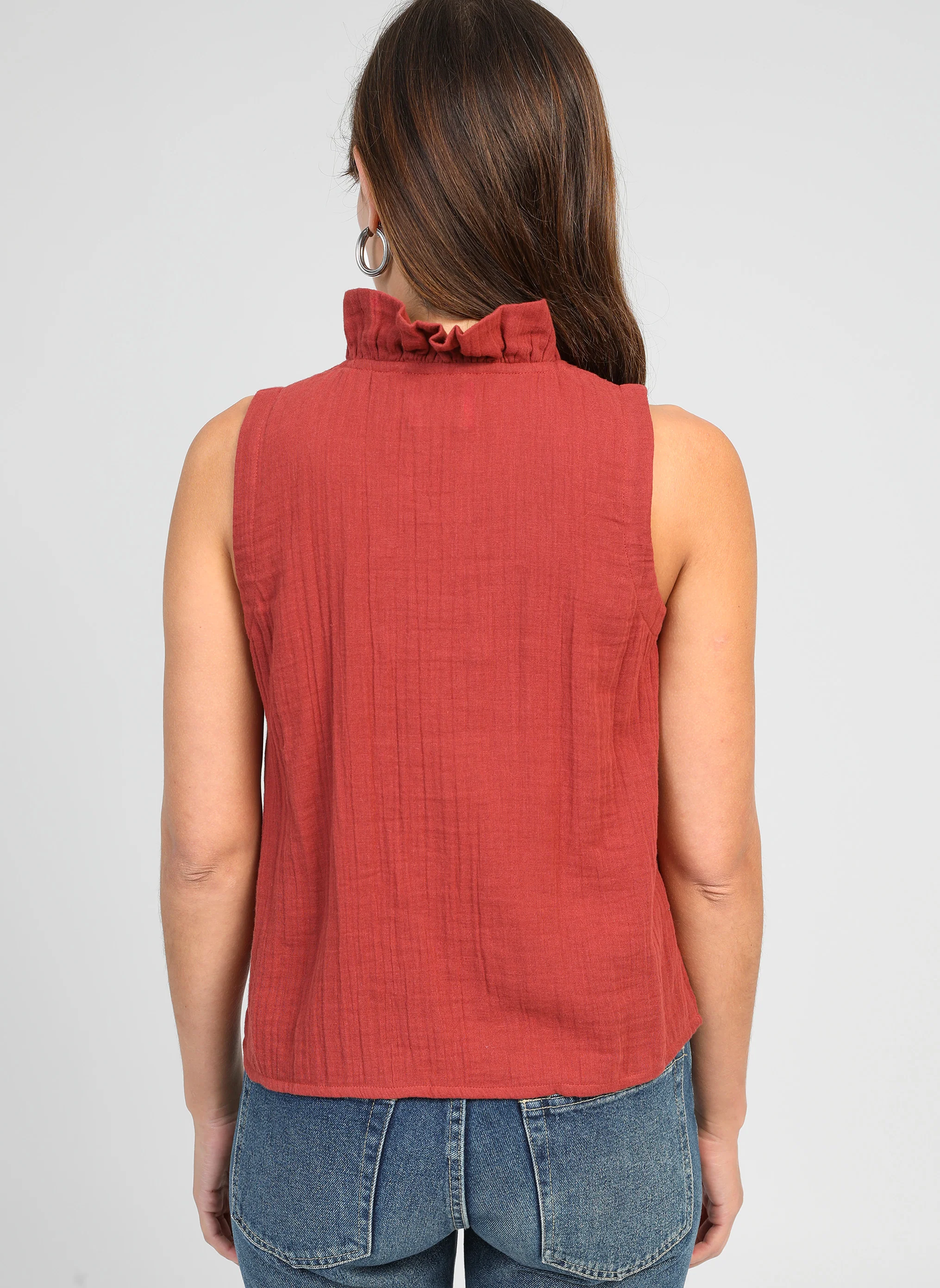 CHEMISE SILOE chocolat - Image 4
