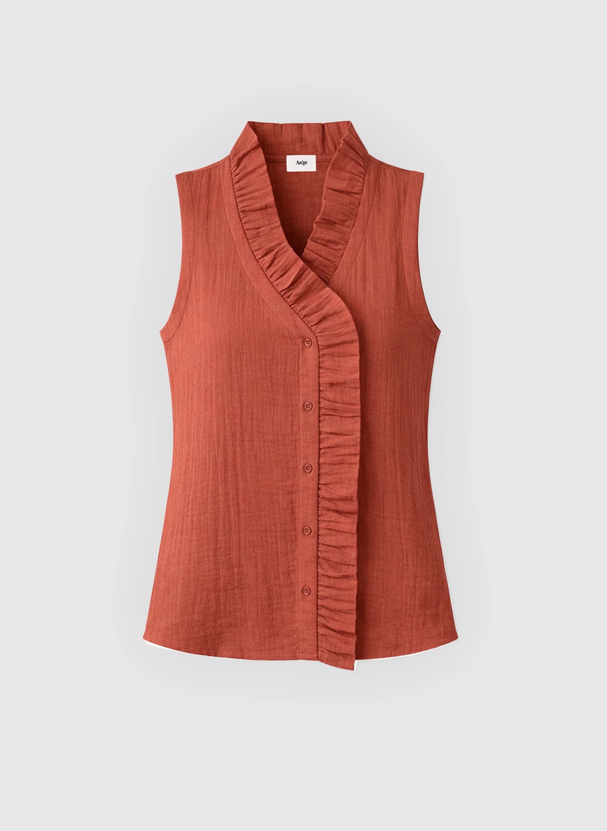 CHEMISE SILOE chocolat - Image 5