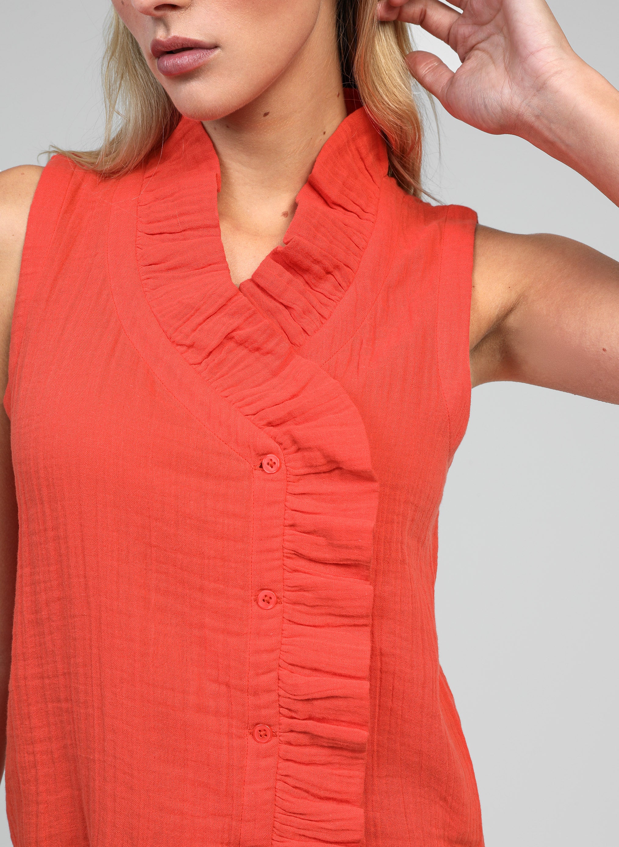 CHEMISE SILOE orange - Image 2